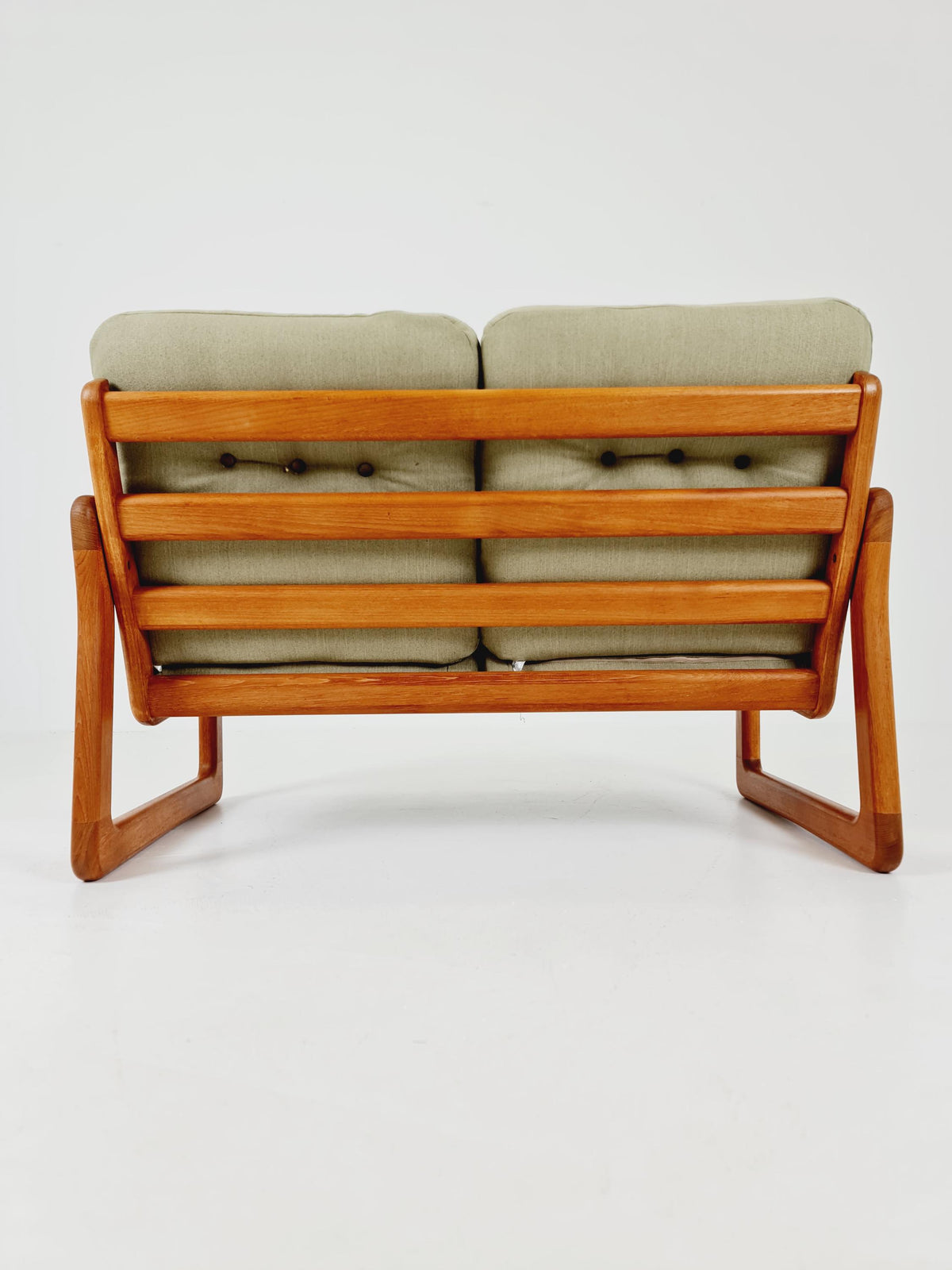 Mid century teak 2 -Seater Sofa by Holstebro Möbelfabrik , 1970s