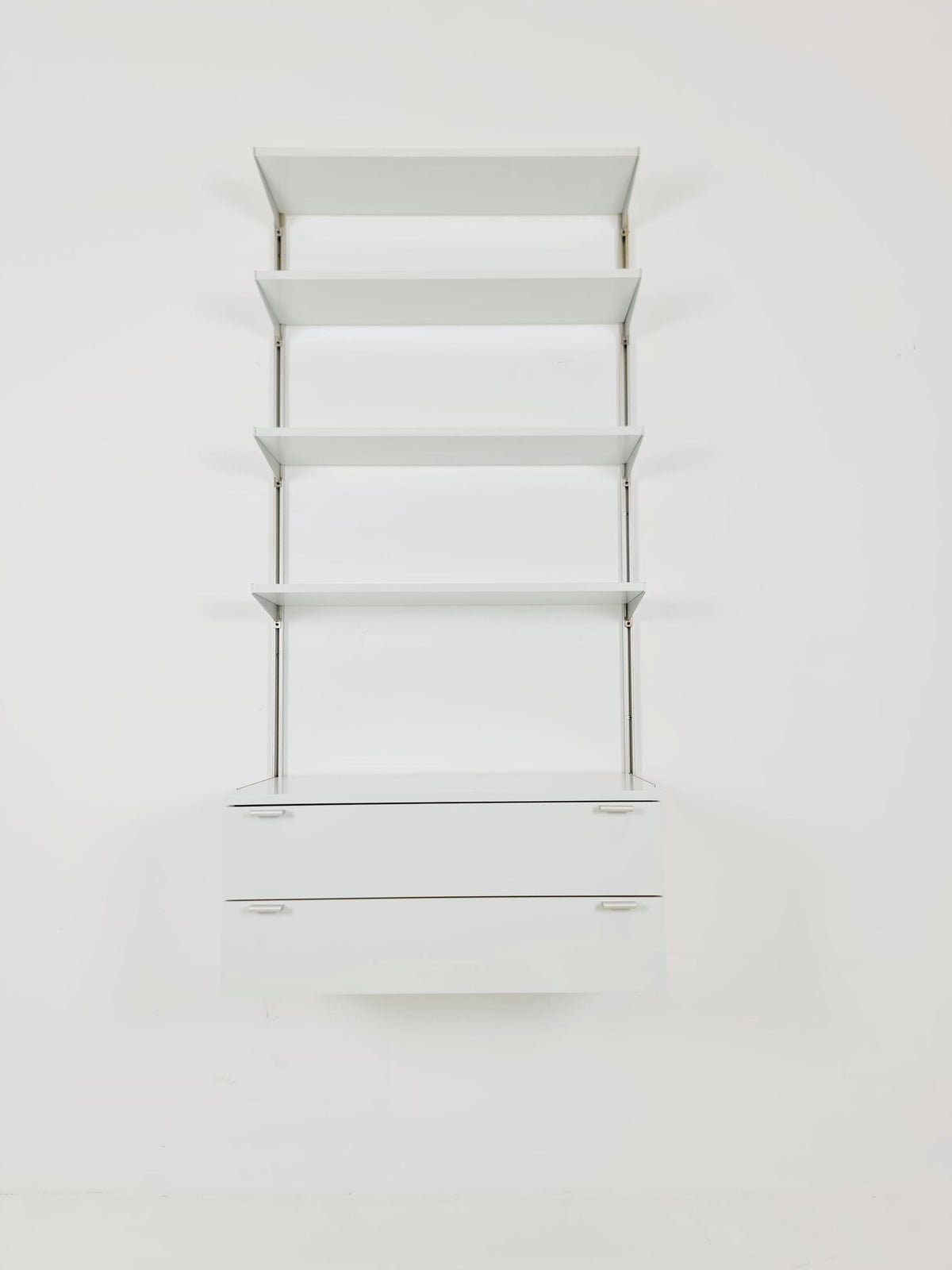 Modular George Nelson Wall Unit Bookcase, Herman Miller International collection "Vitra", 1960s