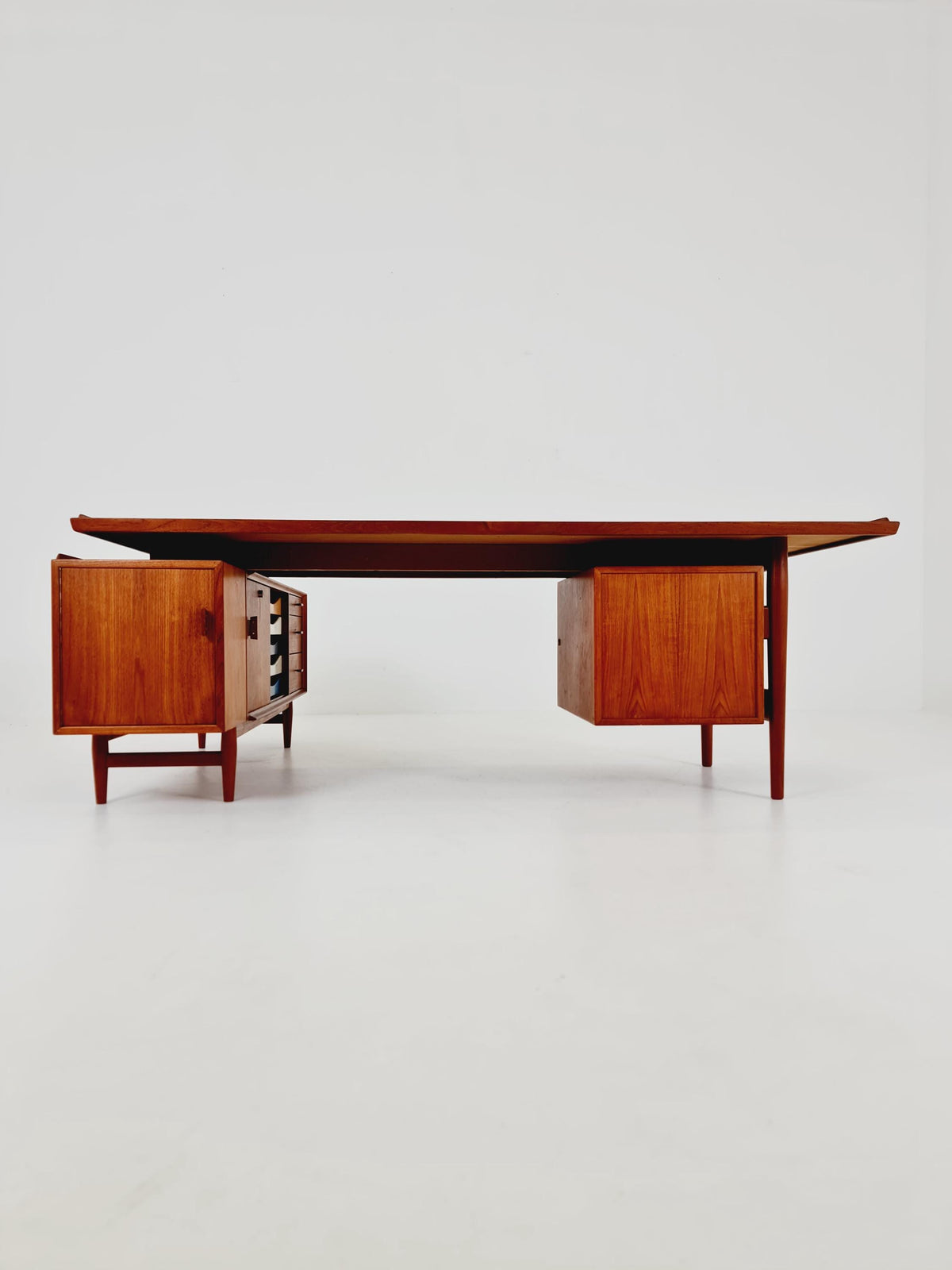 Mid-Century Modern Arne Vodder Model 209 Teak Executive Desk for Sibast