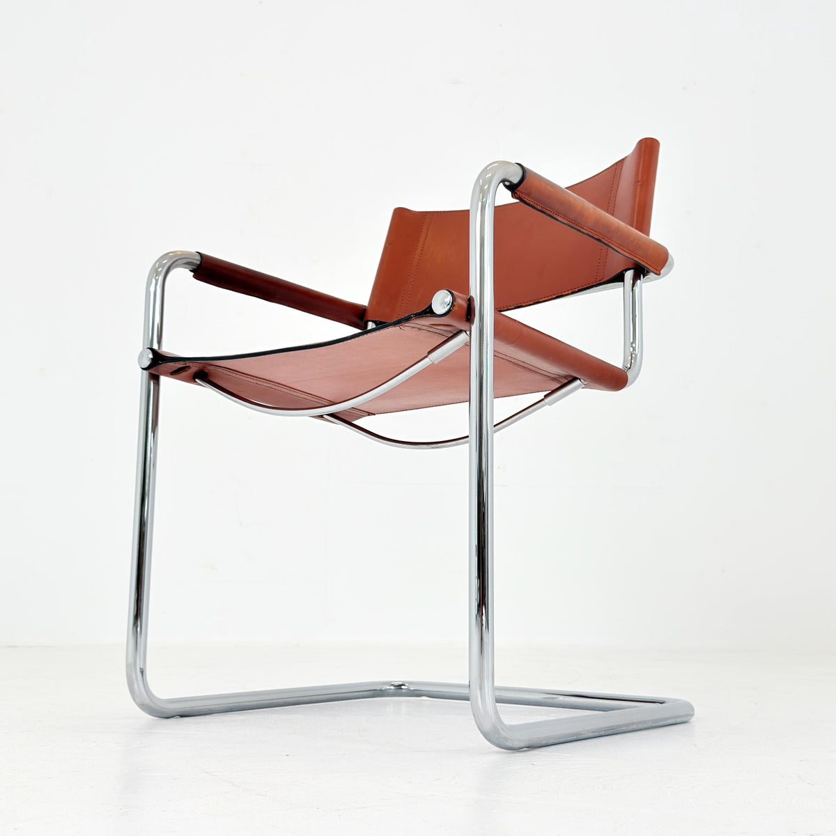 Mid-Century Bauhaus B34 Cantilever Chairs by Mart Stam for Linea Fiam, Italy, 1980s