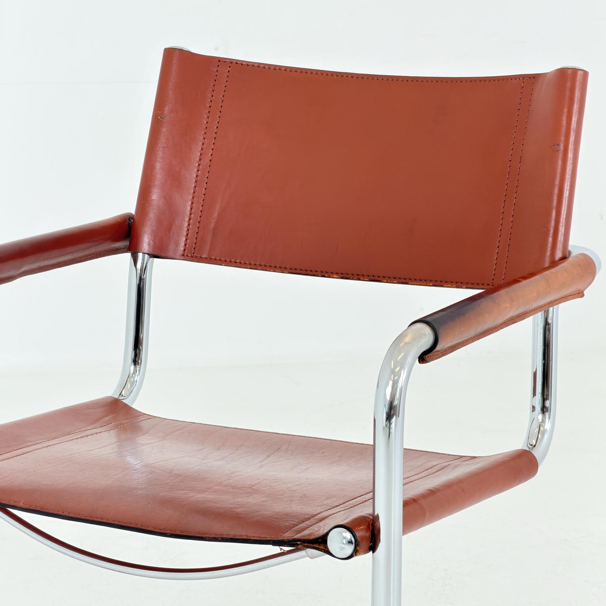 Mid-Century Bauhaus B34 Cantilever Chairs by Mart Stam for Linea Fiam, Italy, 1980s