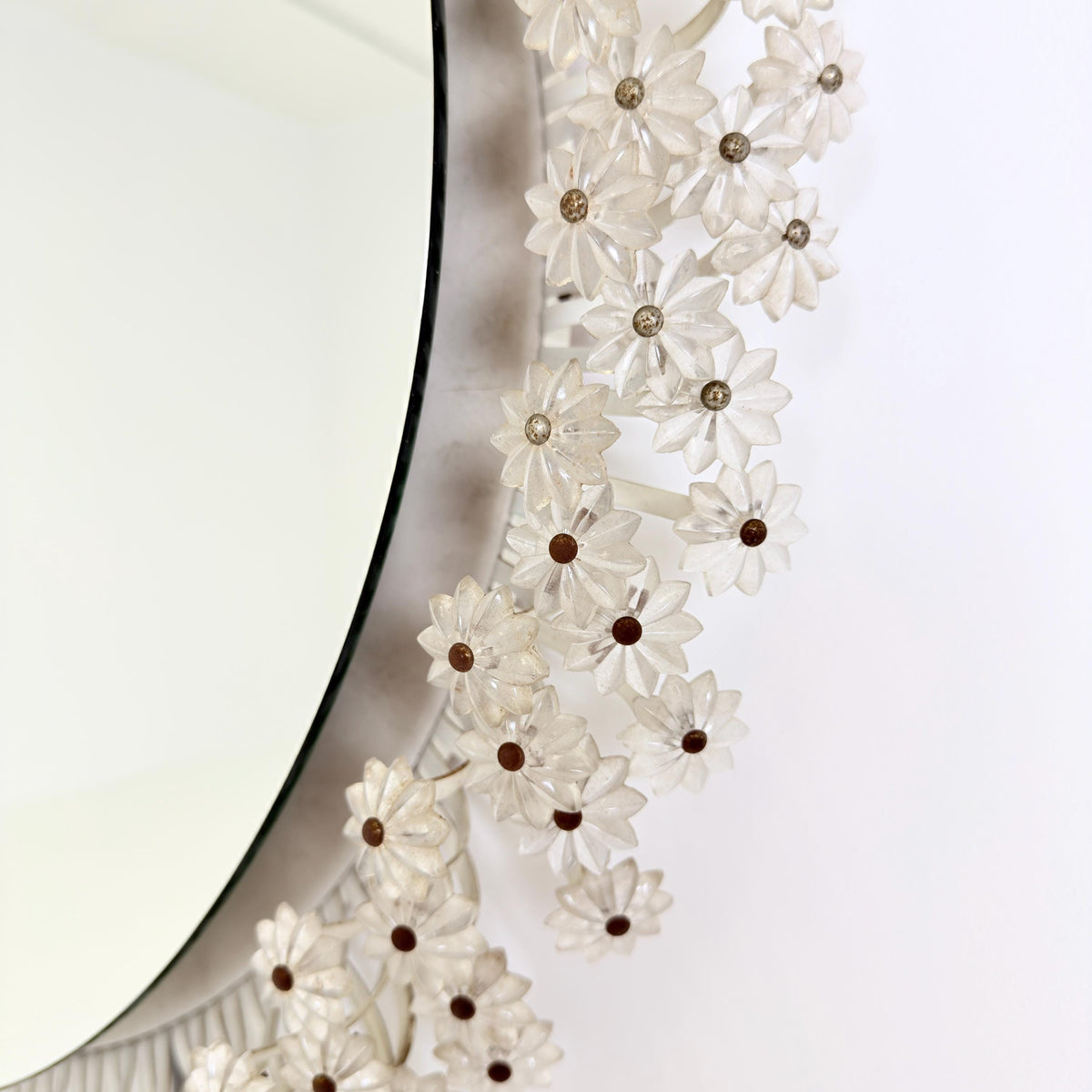 Mid Century Backlit Round Wall Mirror by Emil Stejnar for Rupert Nikoll, 1960s Germany