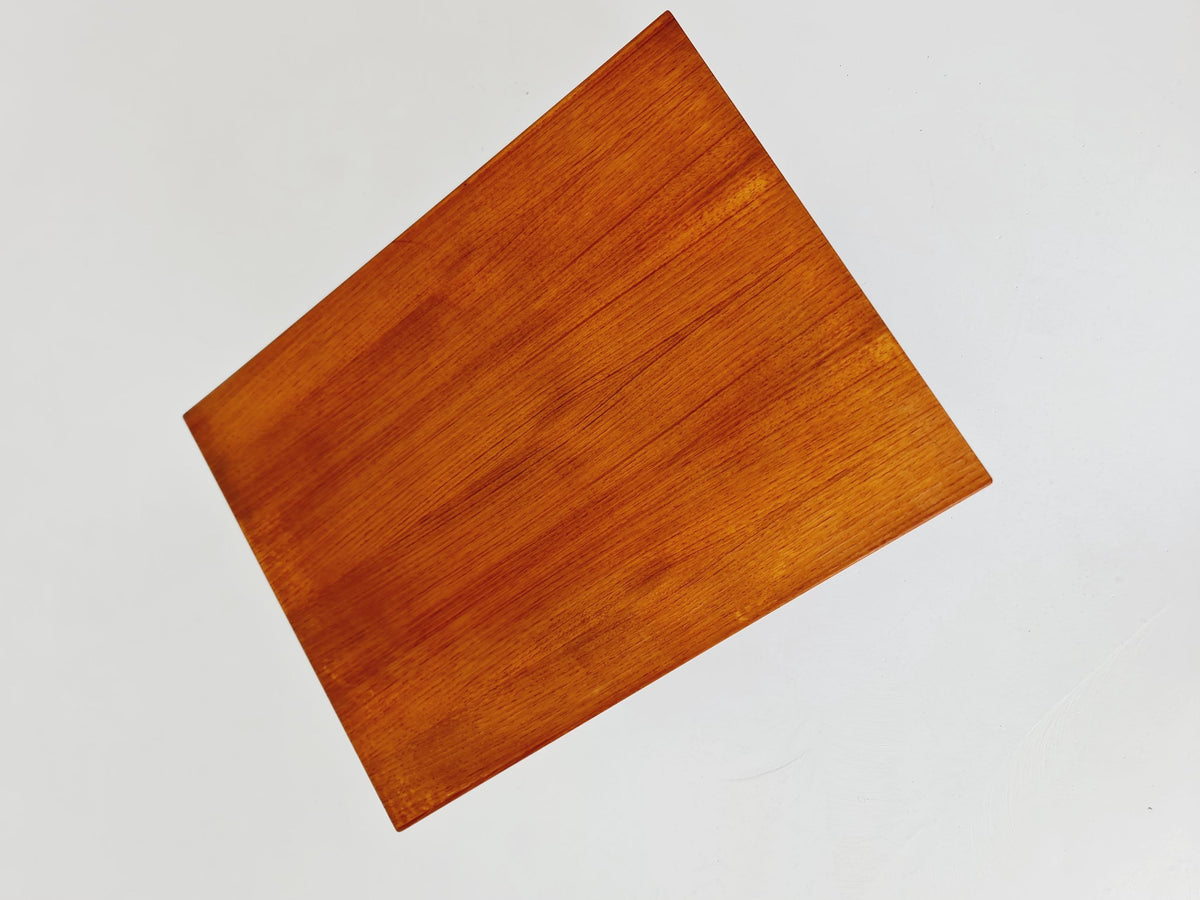Midcentury danish Teak Vintage Side table/ Bedside table By Erik Brouer for Brouer , 1960s