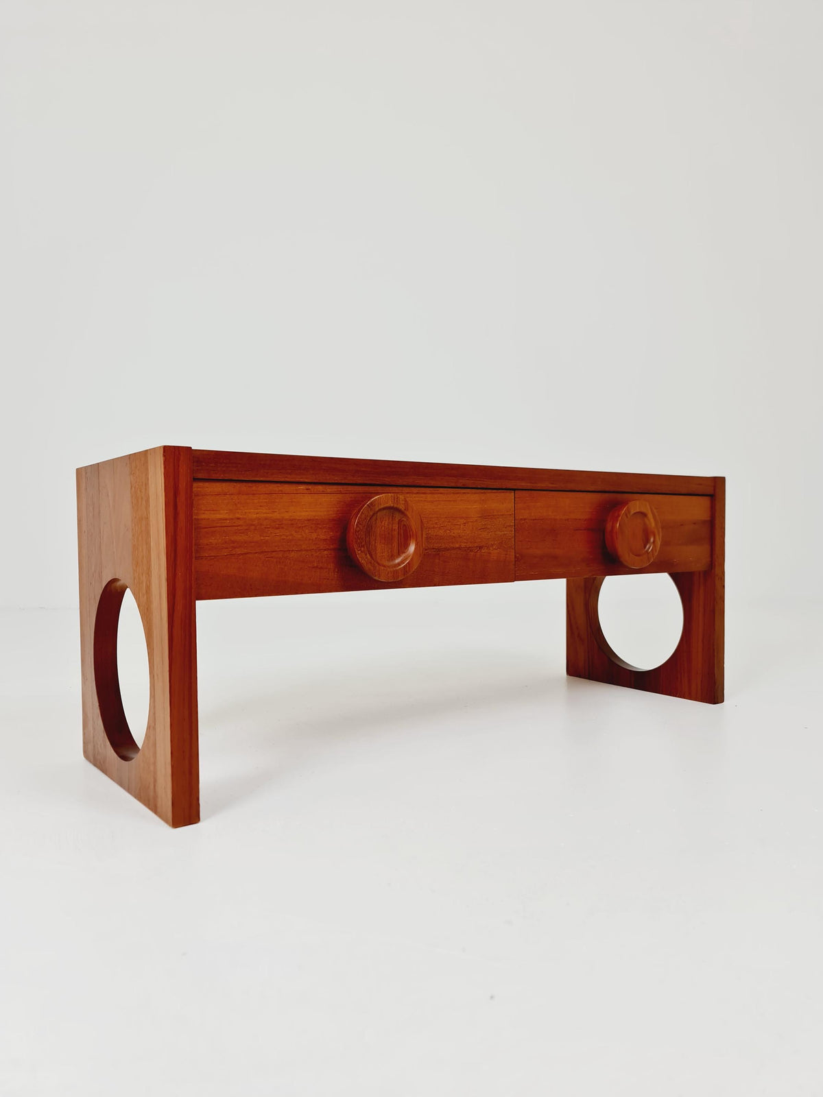 Rare Mid century Danish solid Teak Sideboard , 1960s