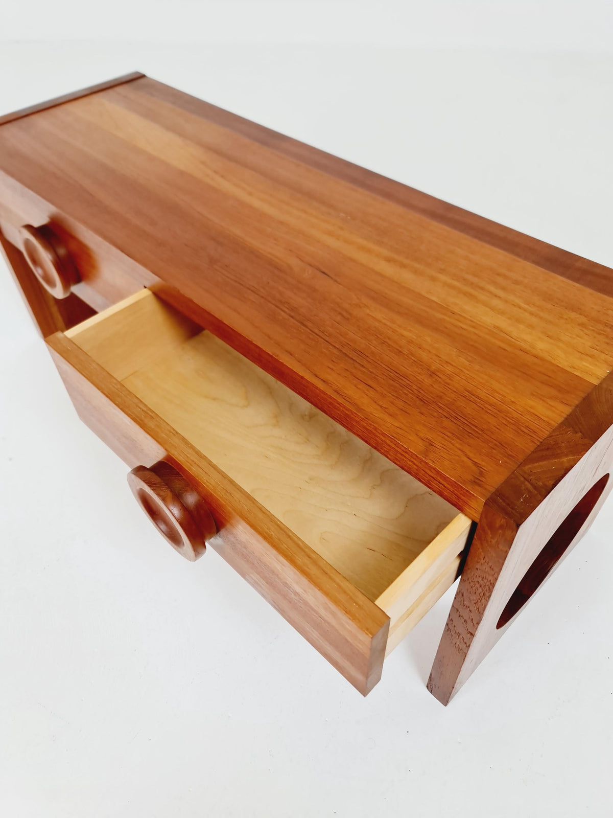 Rare Mid century Danish solid Teak Sideboard , 1960s
