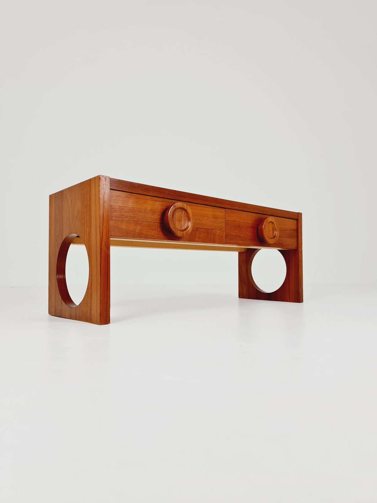 Rare Mid century Danish solid Teak Sideboard , 1960s