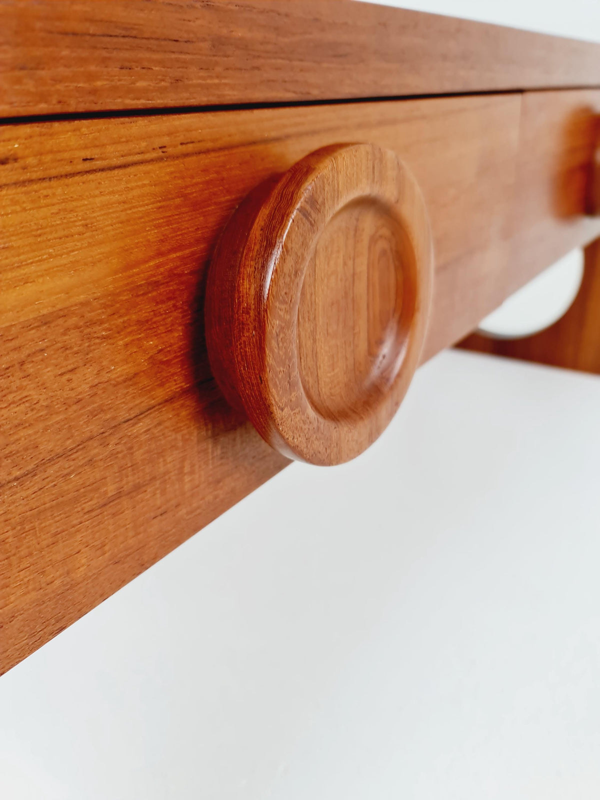 Rare Mid century Danish solid Teak Sideboard , 1960s