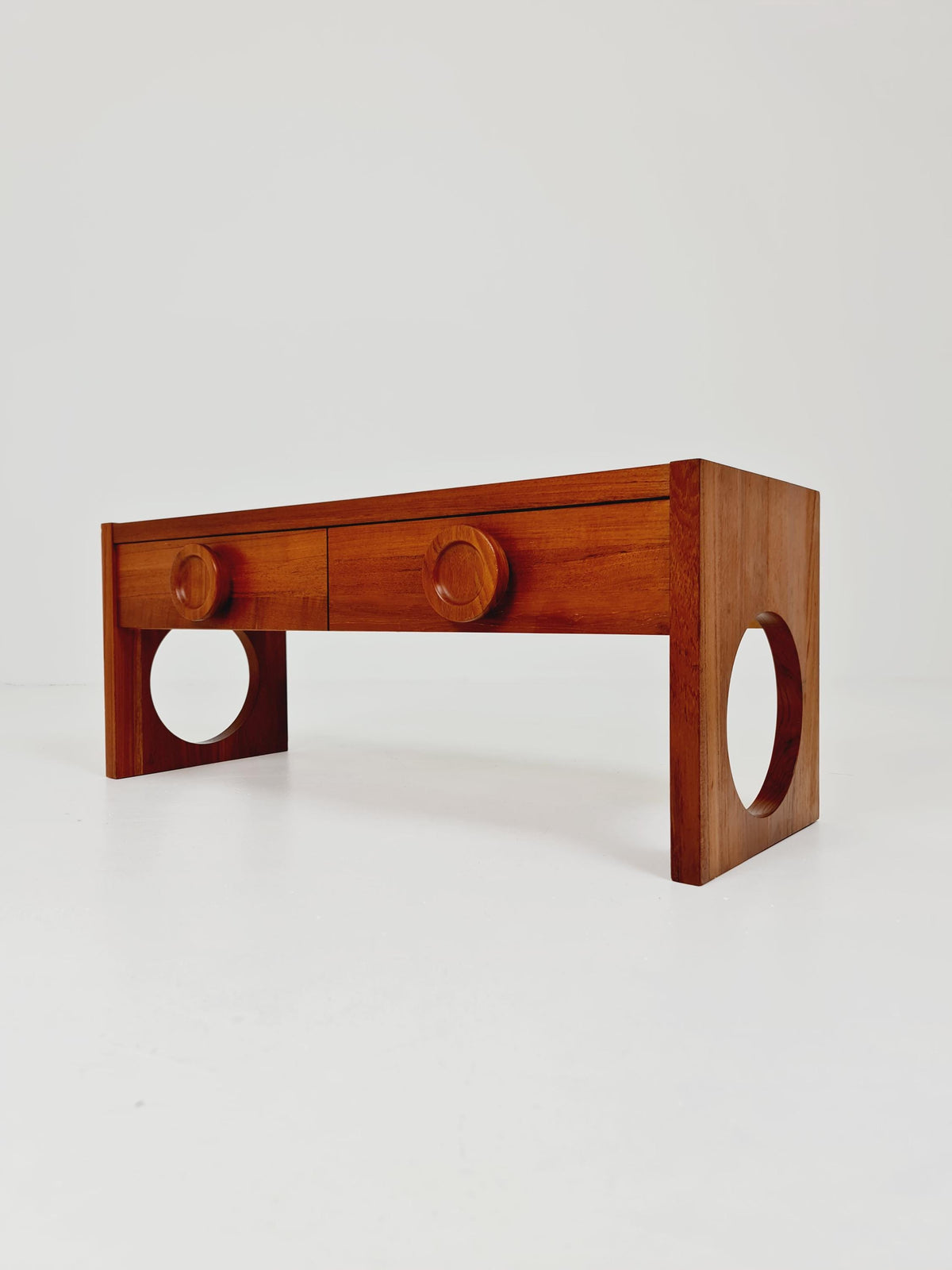 Rare Mid century Danish solid Teak Sideboard , 1960s