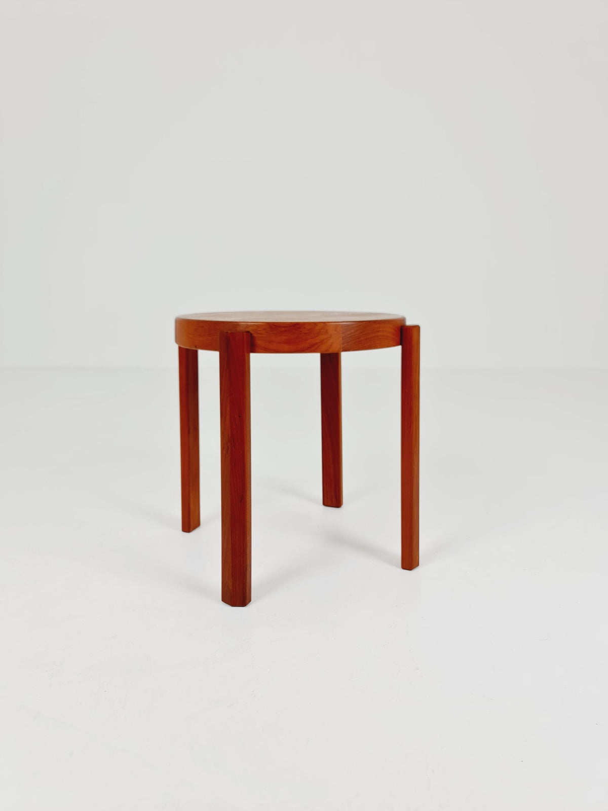 Midcentury Danish Solid teak side table By Toften Möbelfabikken 1960s