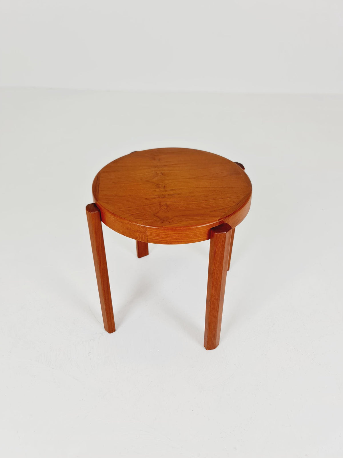 Midcentury Danish Solid teak side table By Toften Möbelfabikken 1960s