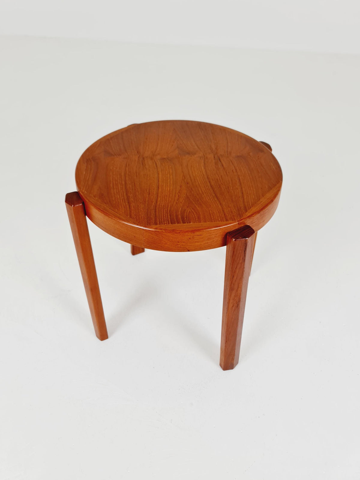 Midcentury Danish Solid teak side table By Toften Möbelfabikken 1960s