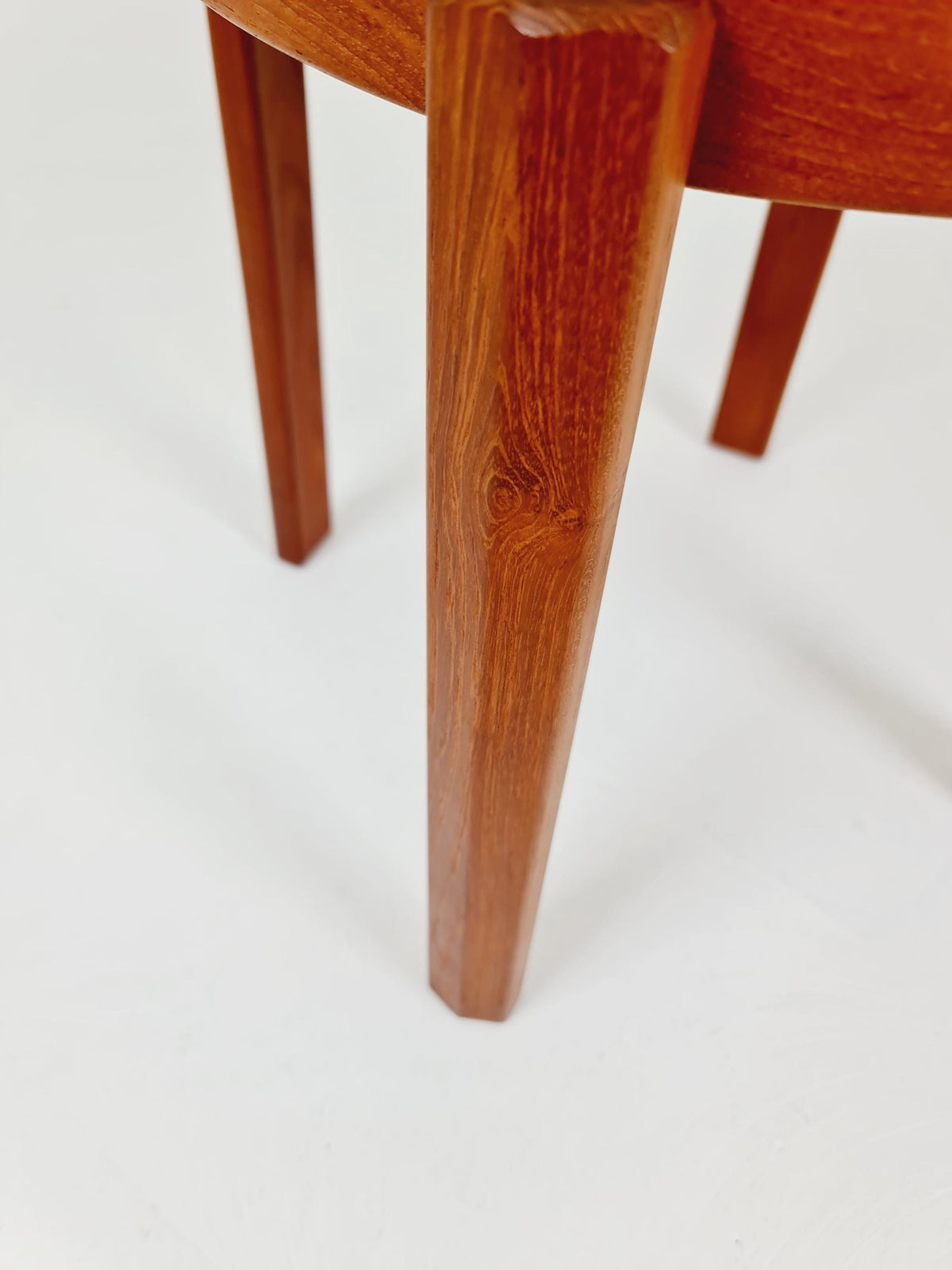 Midcentury Danish Solid teak side table By Toften Möbelfabikken 1960s