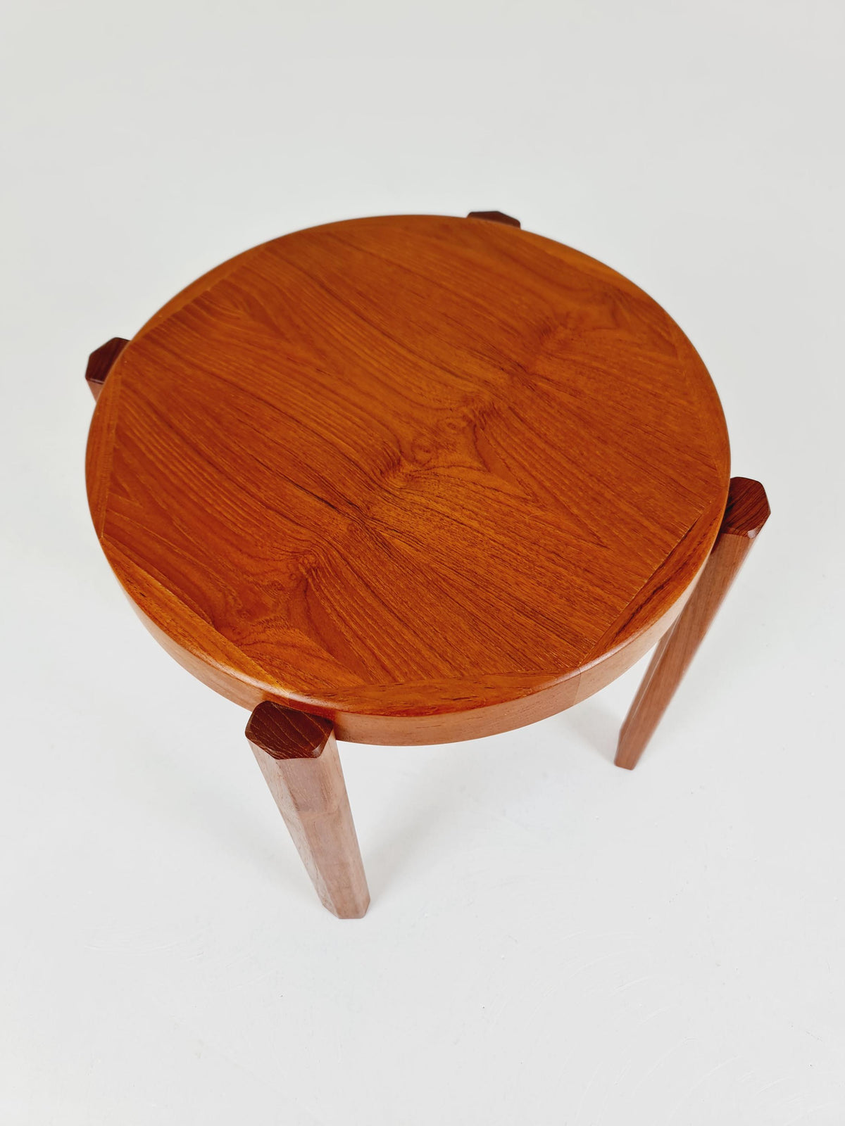 Midcentury Danish Solid teak side table By Toften Möbelfabikken 1960s