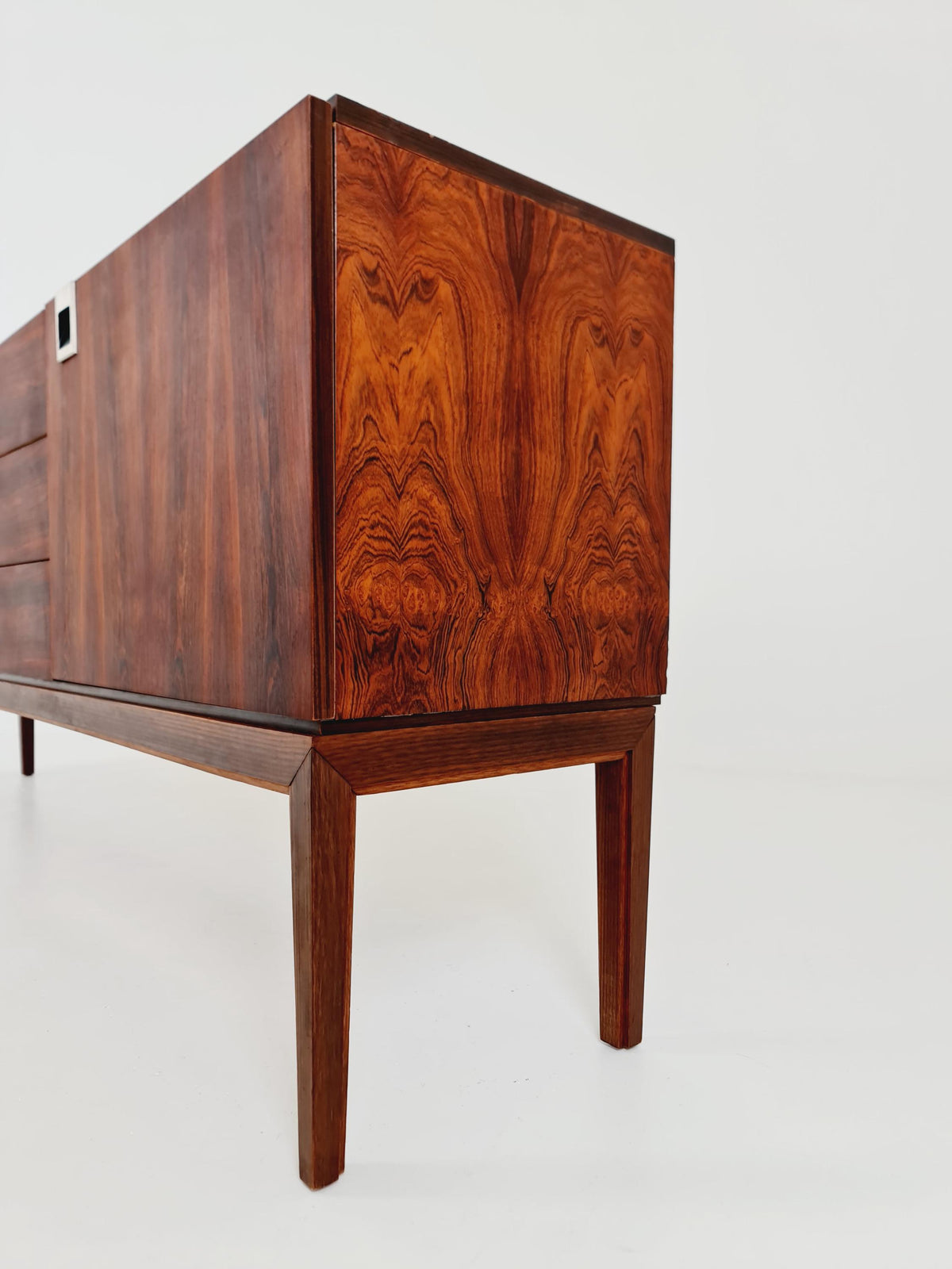 Rare Mid Century Modern German rosewood Sideboard by Palette Mööbel , 1950s