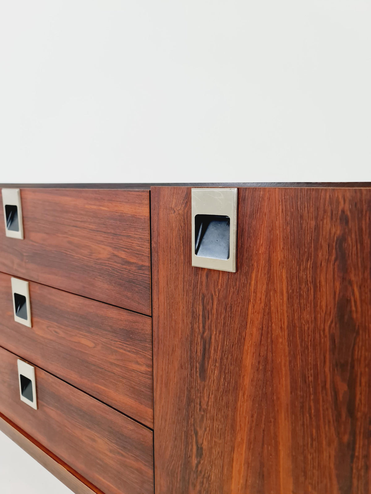 Rare Mid Century Modern German rosewood Sideboard by Palette Mööbel , 1950s