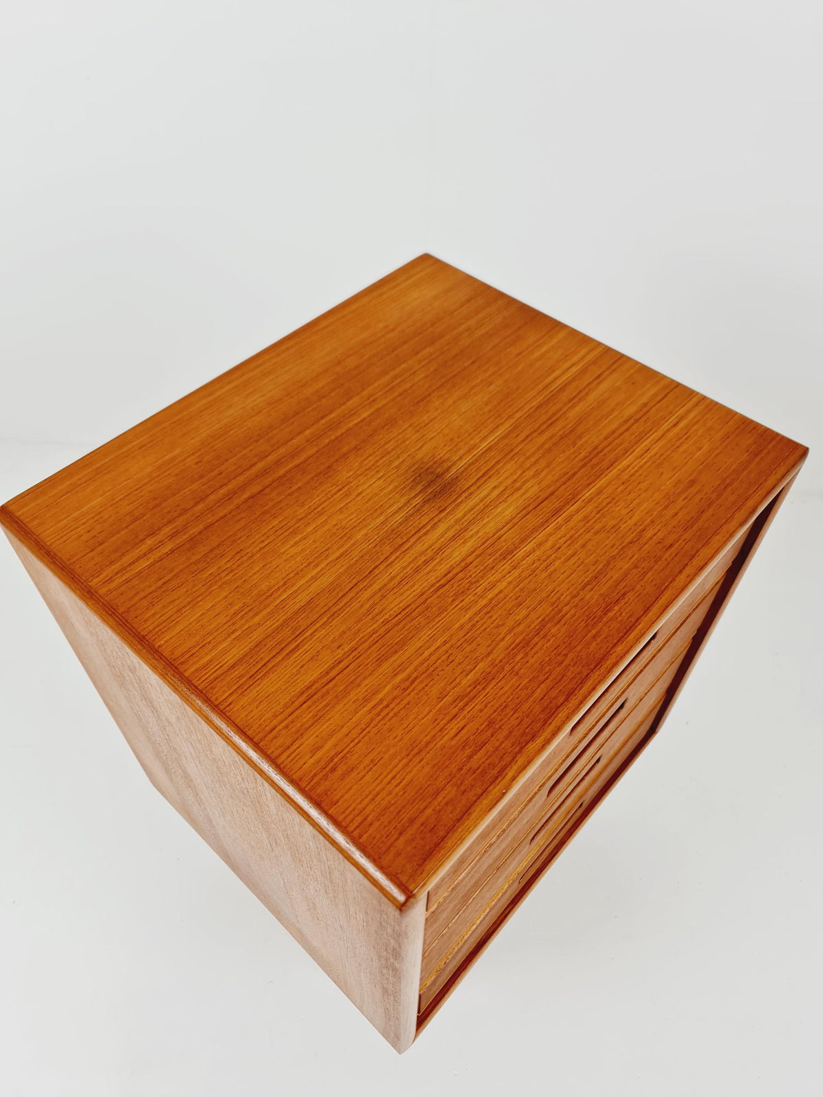 Midcentury danish teak chest of drawers, 4 drawers, 1960s