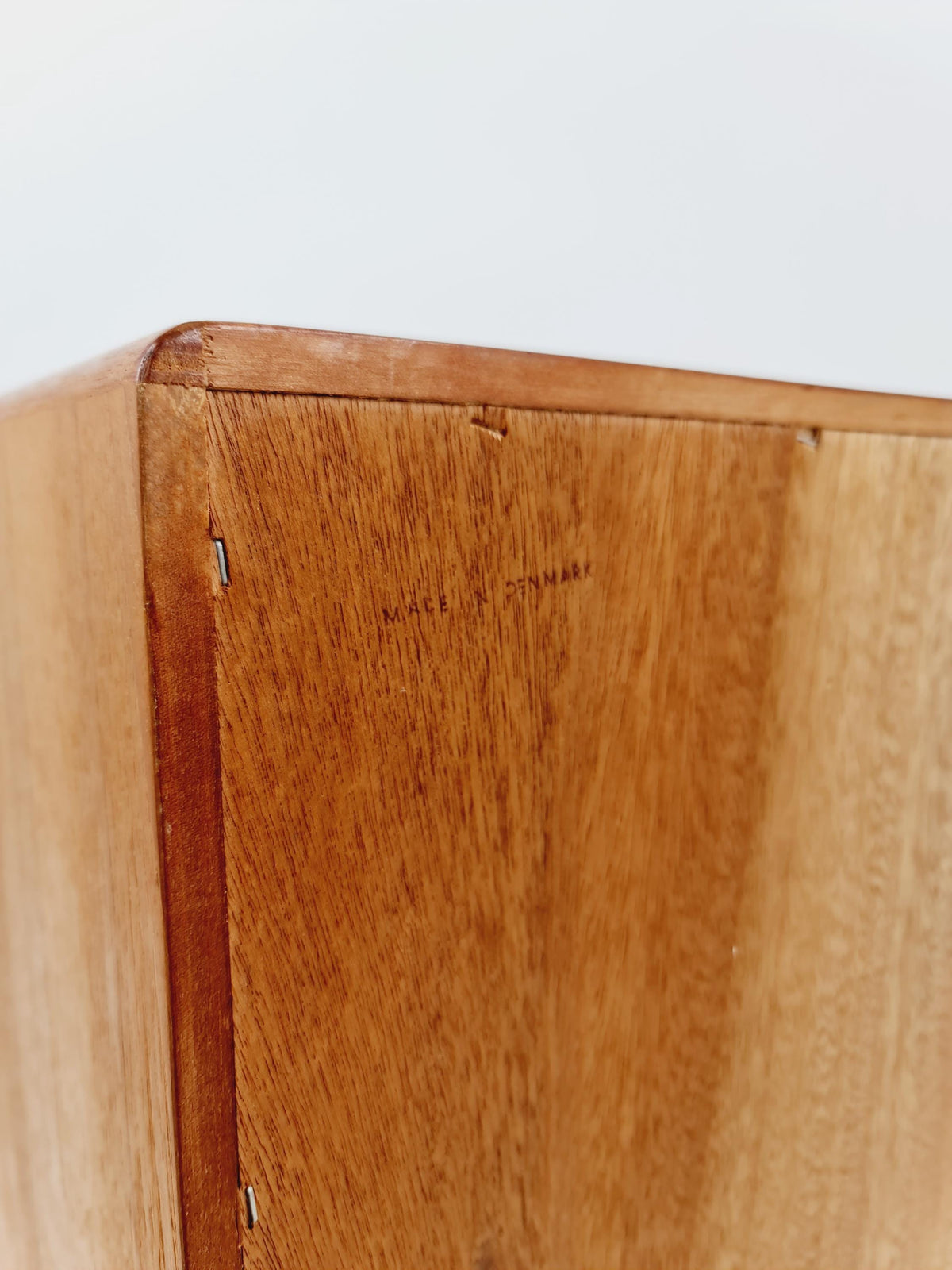 Midcentury danish teak chest of drawers, 4 drawers, 1960s