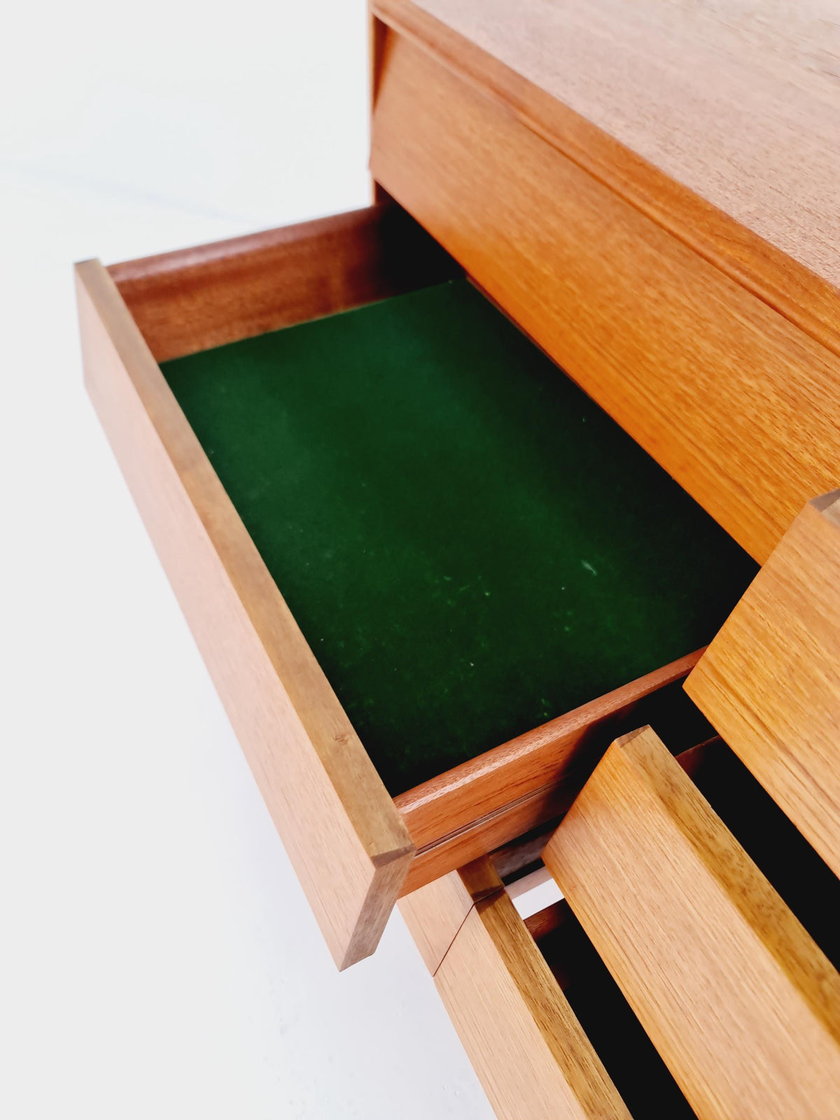 Midcentury German Teak chest of drawers / 6 drawers cabinet by Boehme , 1960s