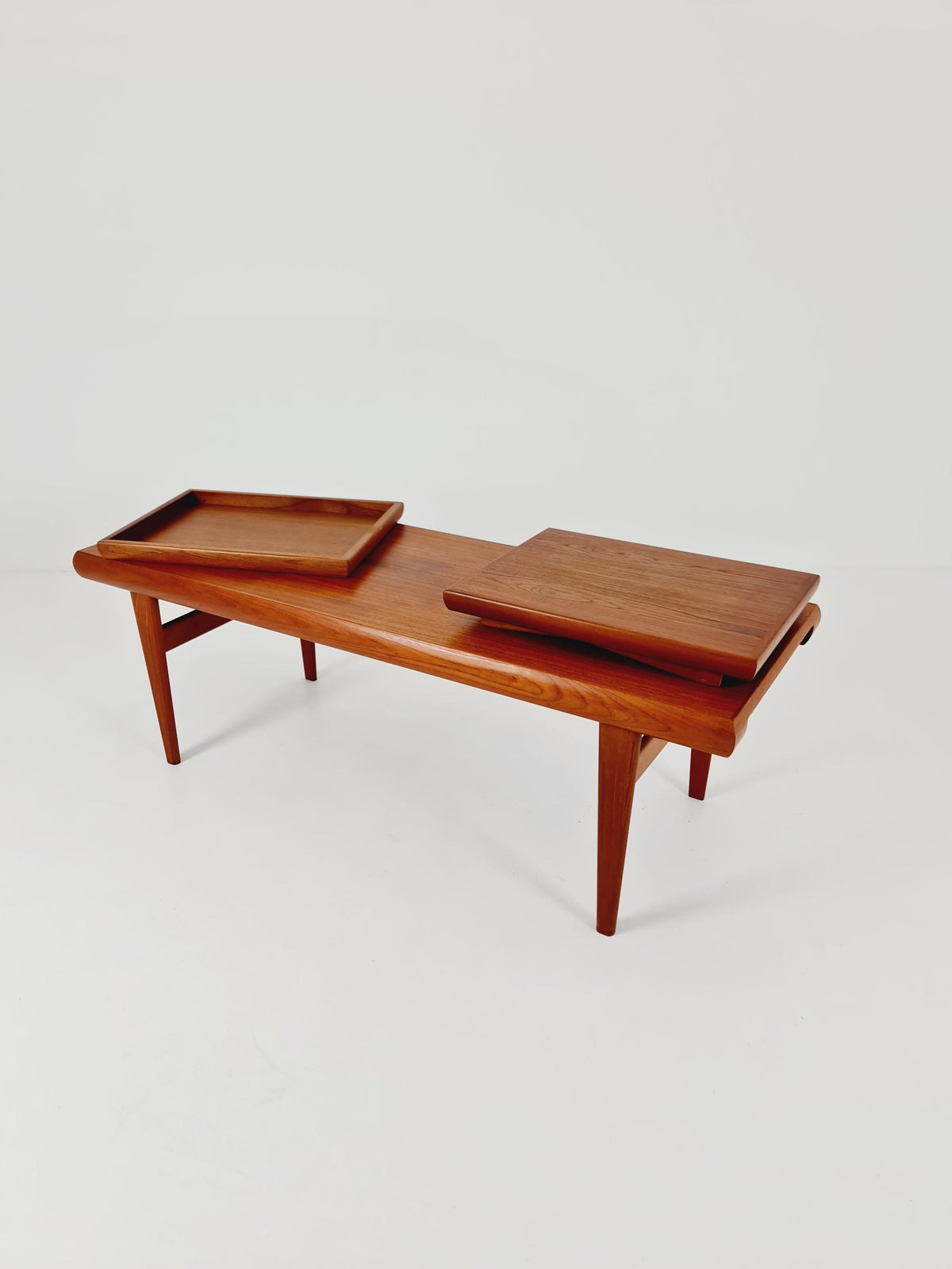 Danish Teak Coffee Table by Johannes Andersen for Trioh , 1960s