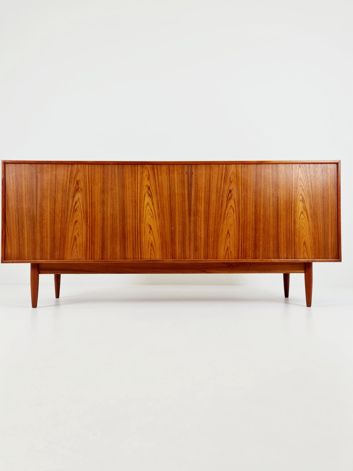 Rare Vintage Mid century Danish Sideboard 8 Drawers by Johannes Aasbjerg 1960s
