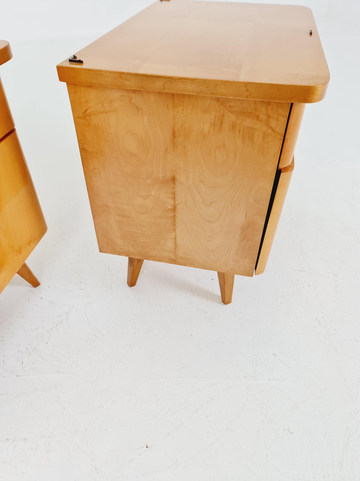 German Mid century nightstands/ bedside tables BY WK Möbel , 1960s Set of 2
