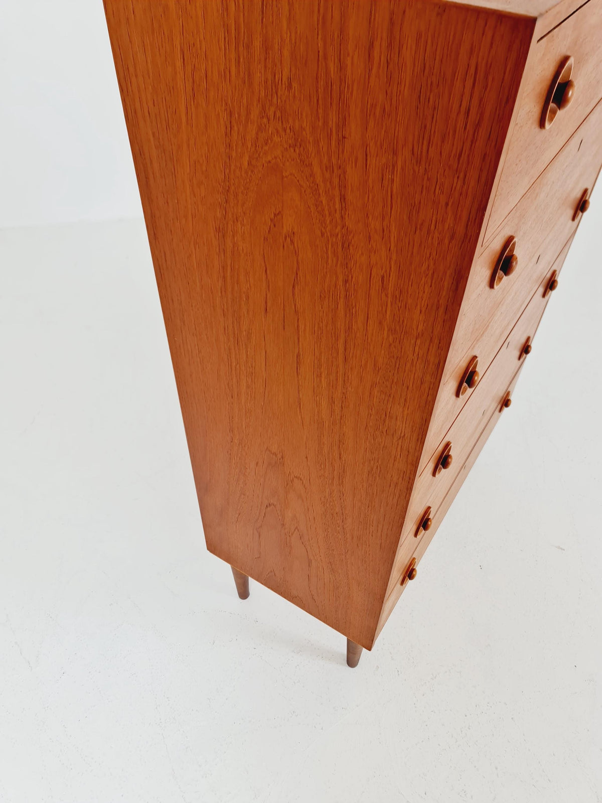 Midcentury danish design chest of drawers / drawer dresser /6 drawers cabinet By Ejsing Möbelfabrik 1960s