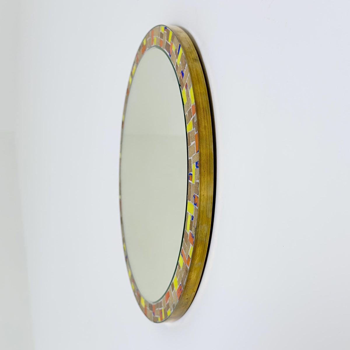 Mid-Century Mosaic Wall Mirror | 1960s Germany