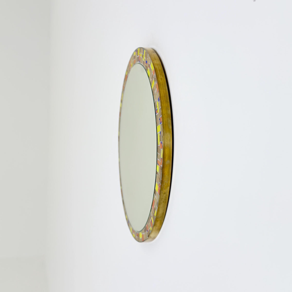 Mid-Century Mosaic Wall Mirror | 1960s Germany