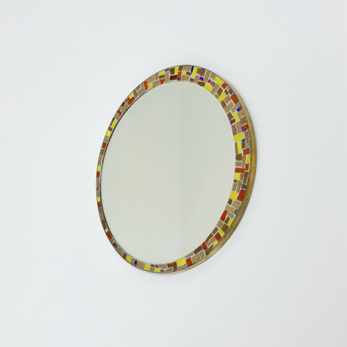 Mid-Century Mosaic Wall Mirror | 1960s Germany