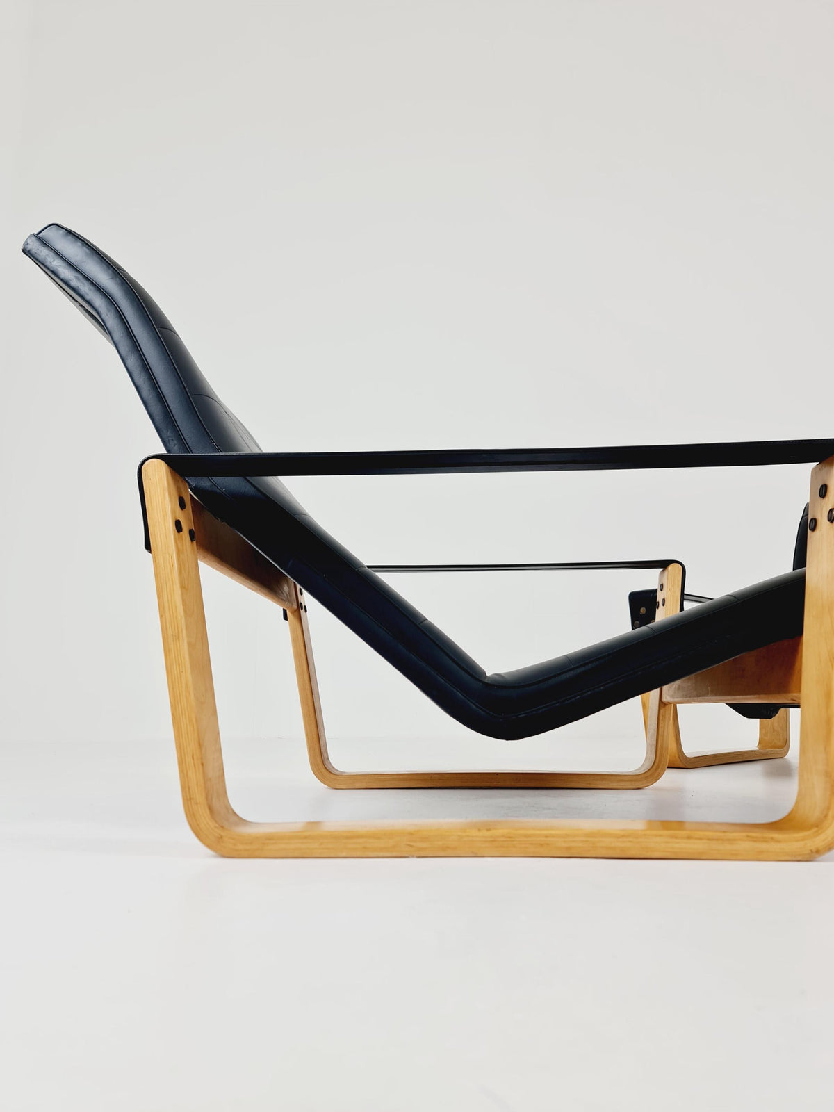 Rare Mid century Pulkka Armchairs By Ilmari Lappalainen for Asko Norway 1970s Set of 2