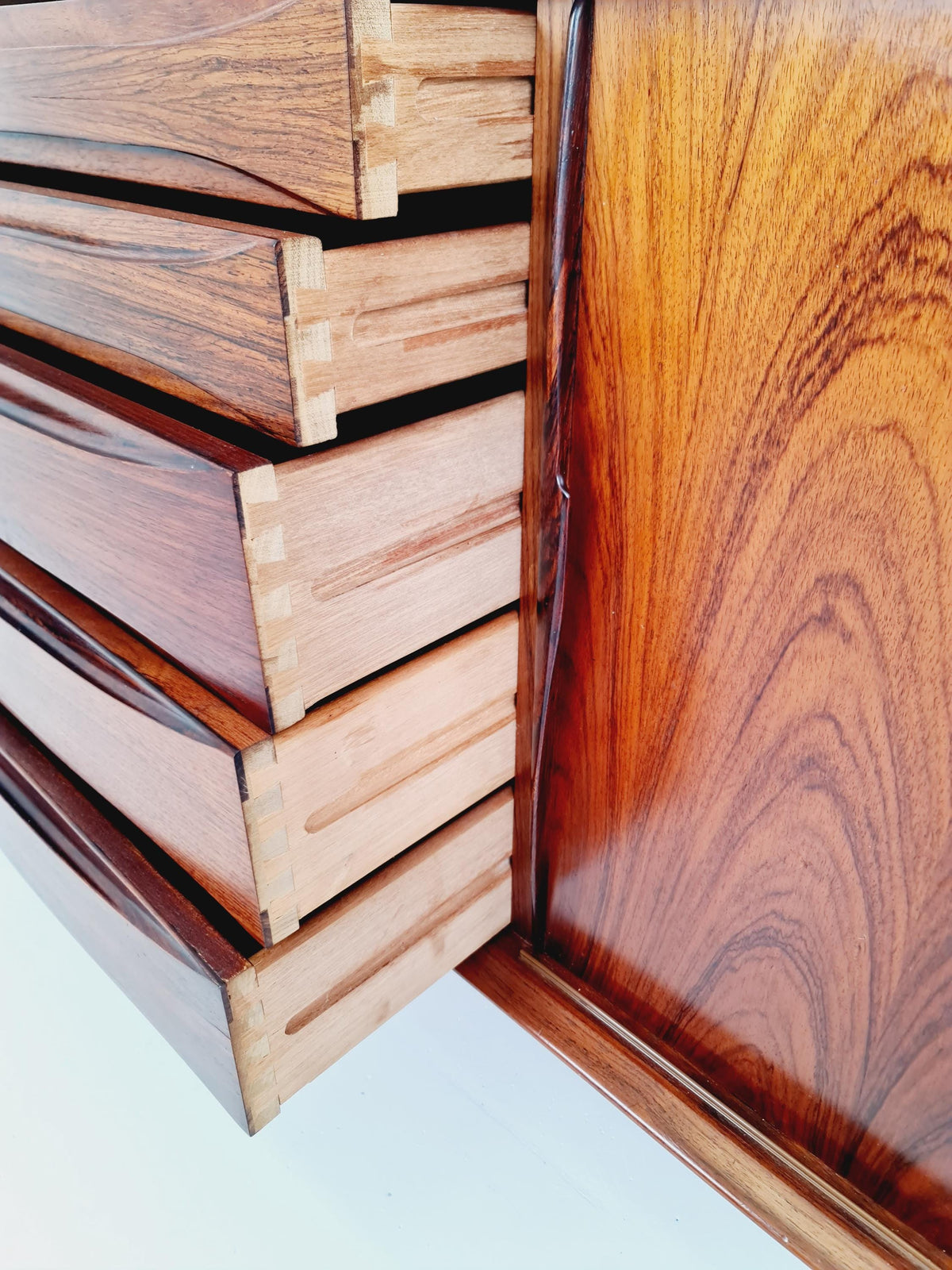 Rare Mid century Dansih Rosewood Sideboard Model NR "7738" by Arne Vodder for Sebast , 1960s