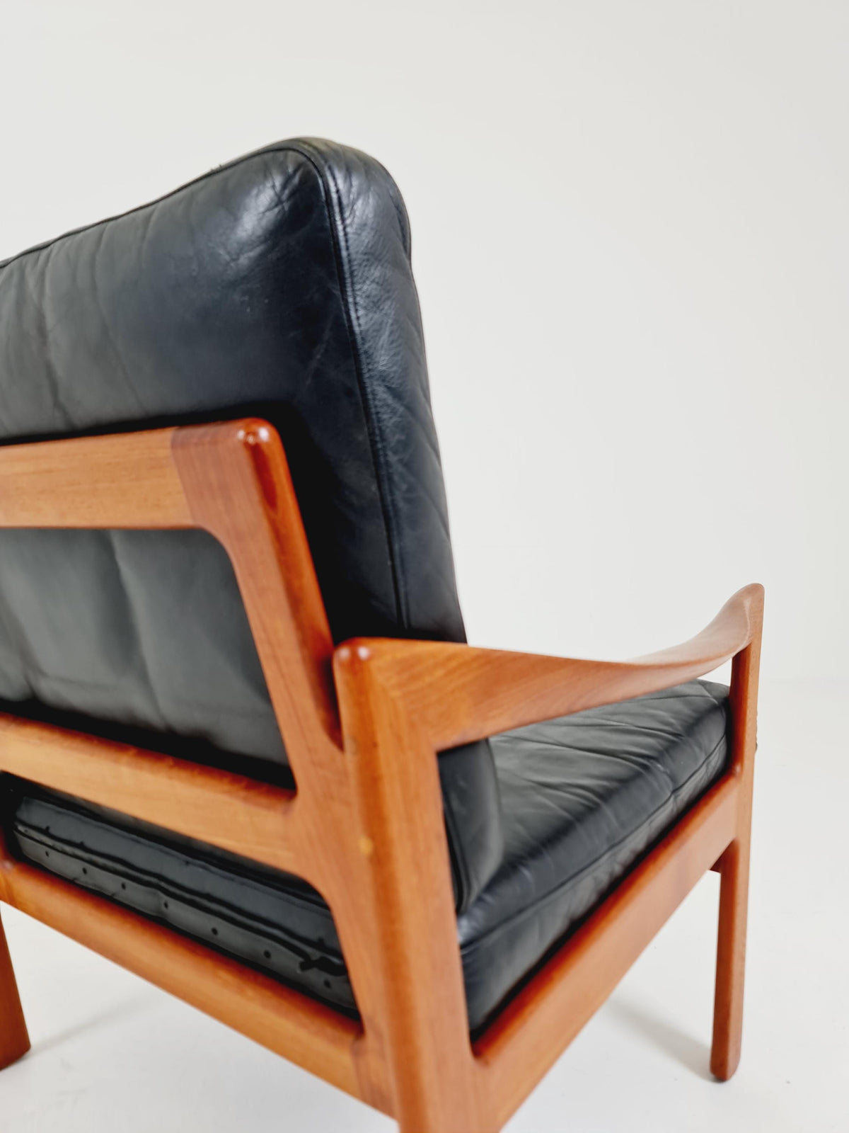 Mid century easy lounge chair by Illum Wikkeslo Eilersen in solid teak, 1960s,