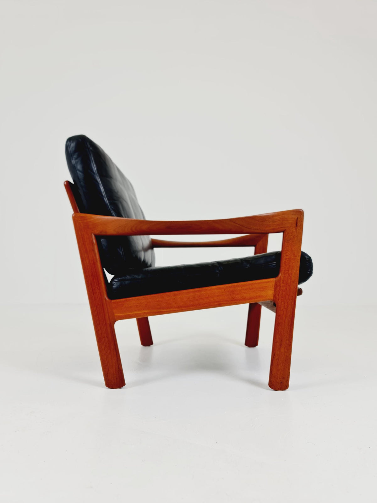 Mid century easy lounge chair by Illum Wikkeslo Eilersen in solid teak, 1960s,