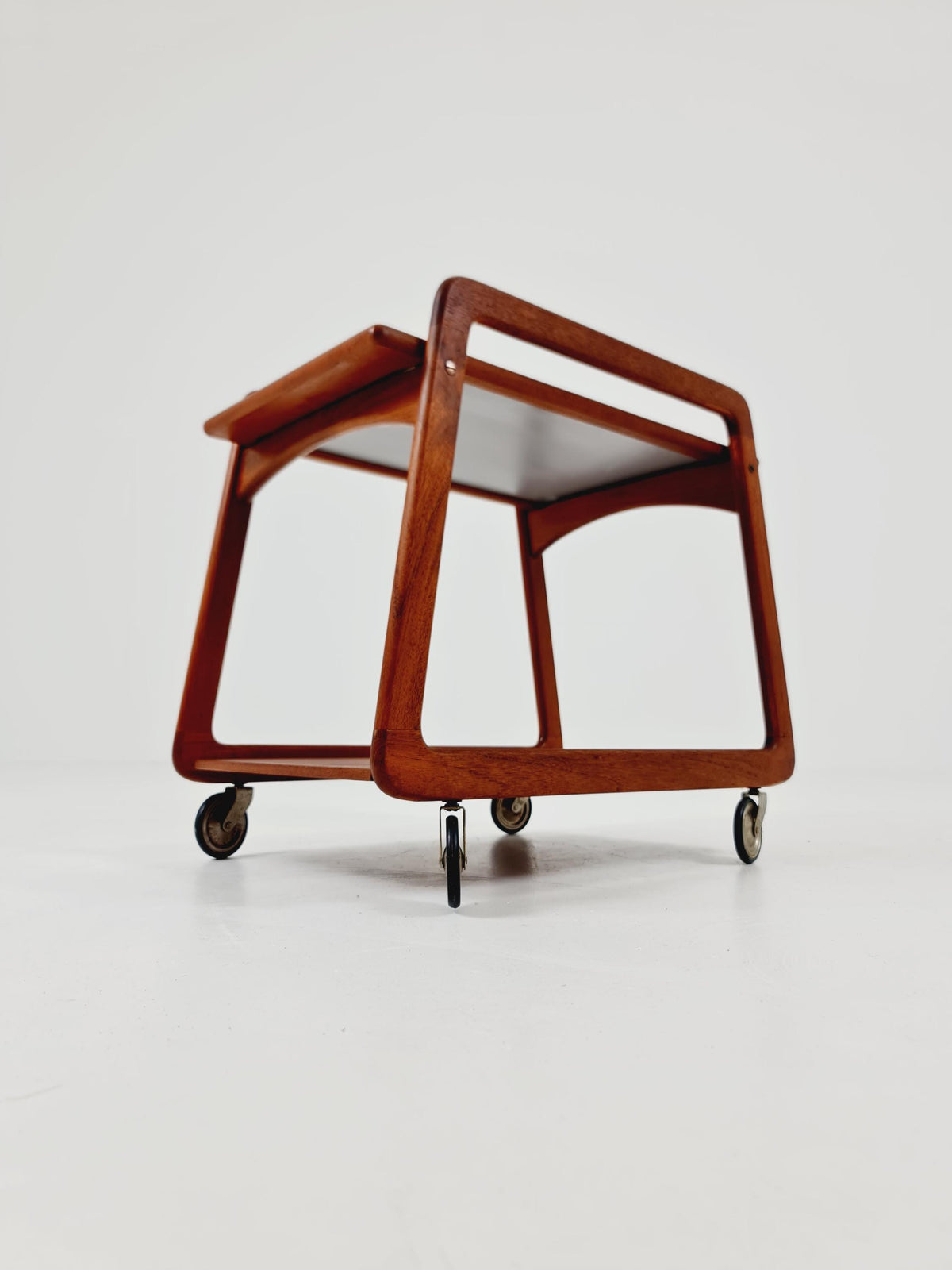 Vintage mid century danish trolley in solid teak/ bar cart By SIKA Mobler , 1960s
