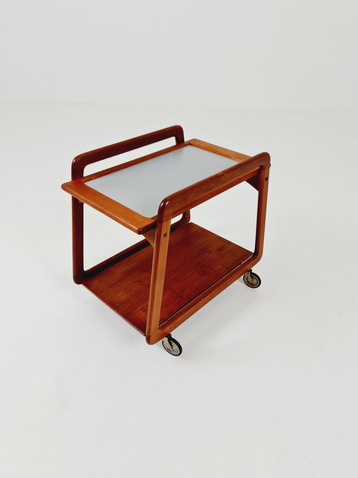 Vintage mid century danish trolley in solid teak/ bar cart By SIKA Mobler , 1960s