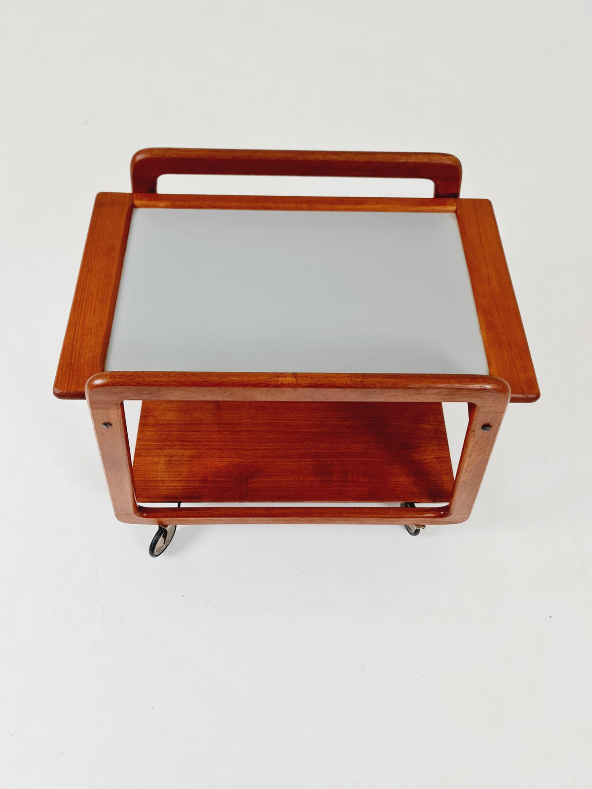 Vintage mid century danish trolley in solid teak/ bar cart By SIKA Mobler , 1960s