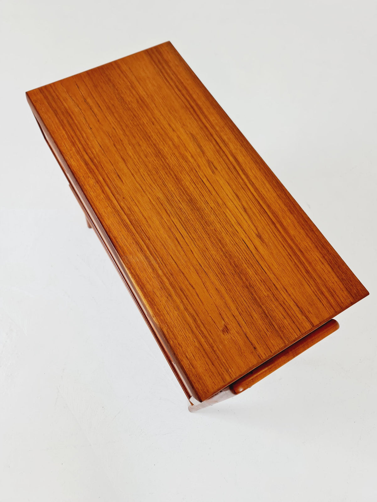 Midcentury danish Teak Vintage Side table/Nightstand By Ronde 1960s
