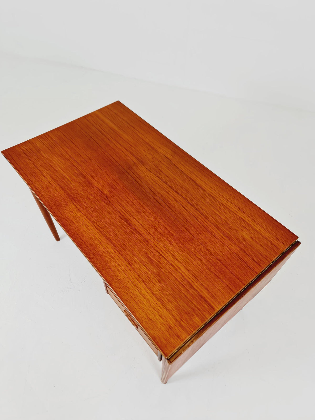 Mid century Danish leaf Drop teak desk By Arne Vodder For H.Sigh & Son , 1960s