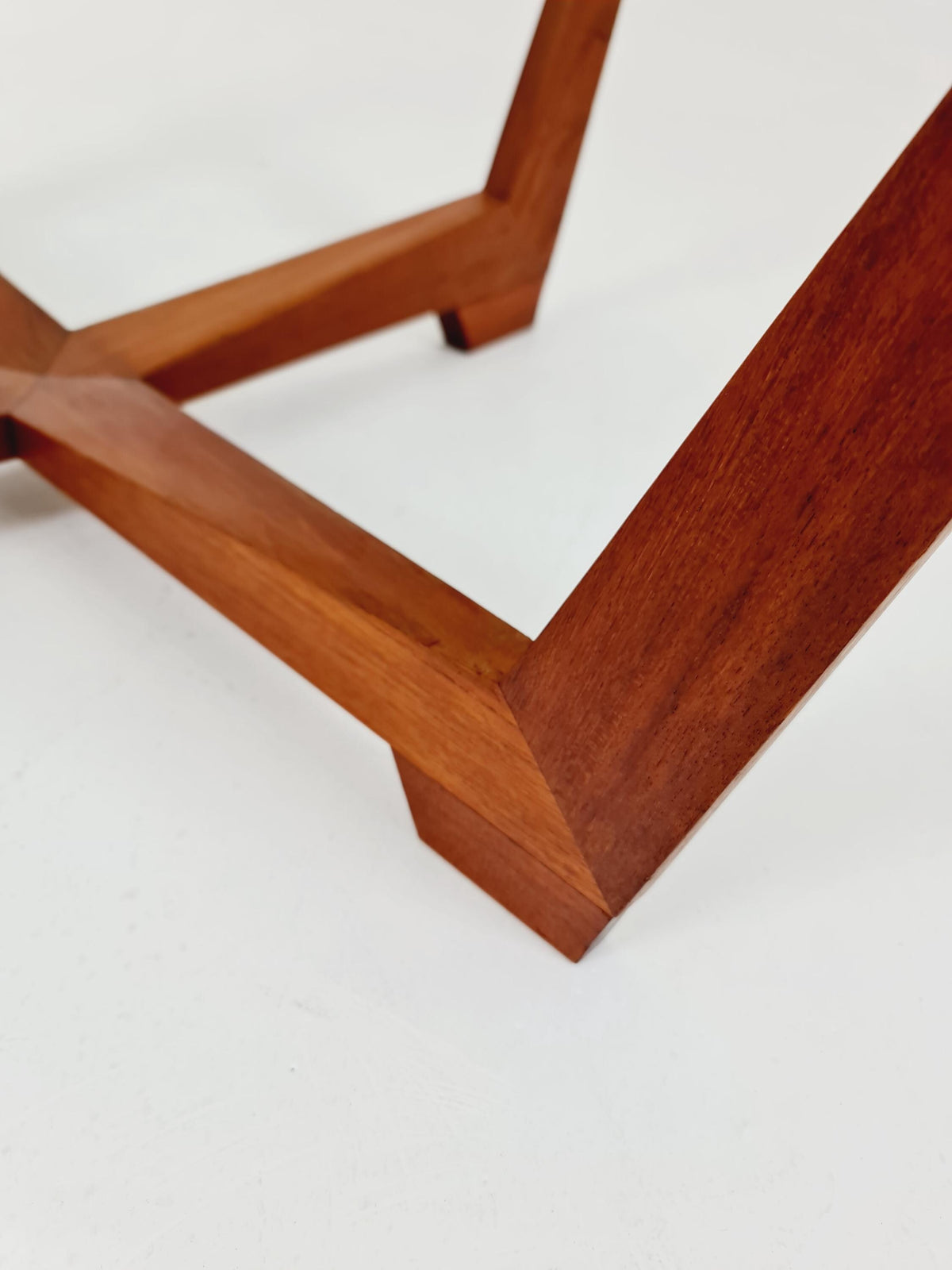 vintage teak and Glass coffe table by Wilhelm Renz 1960