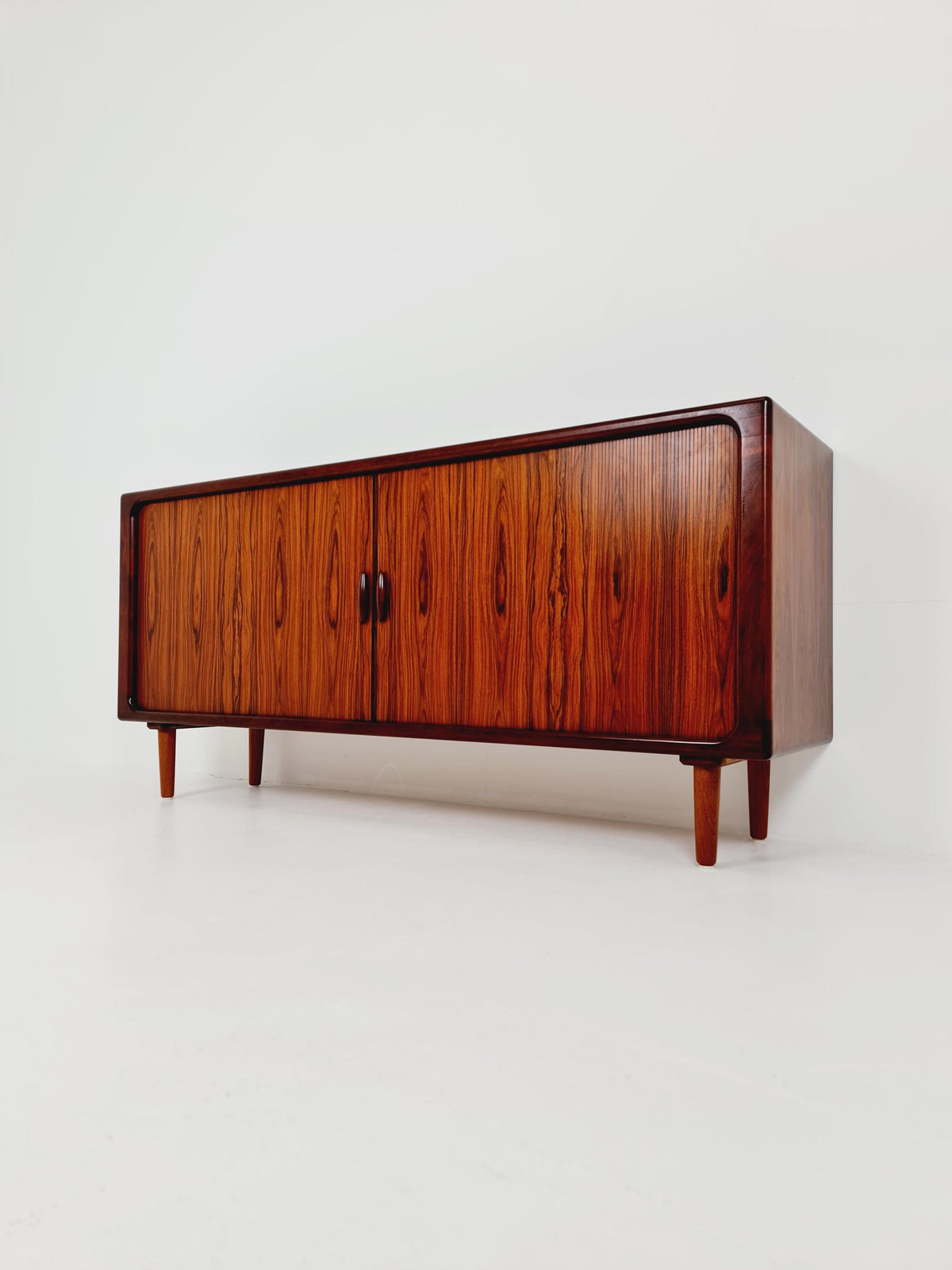MidCentury Danish Rosewood Tambour Doors Sideboard by Dyrlund ,1960s