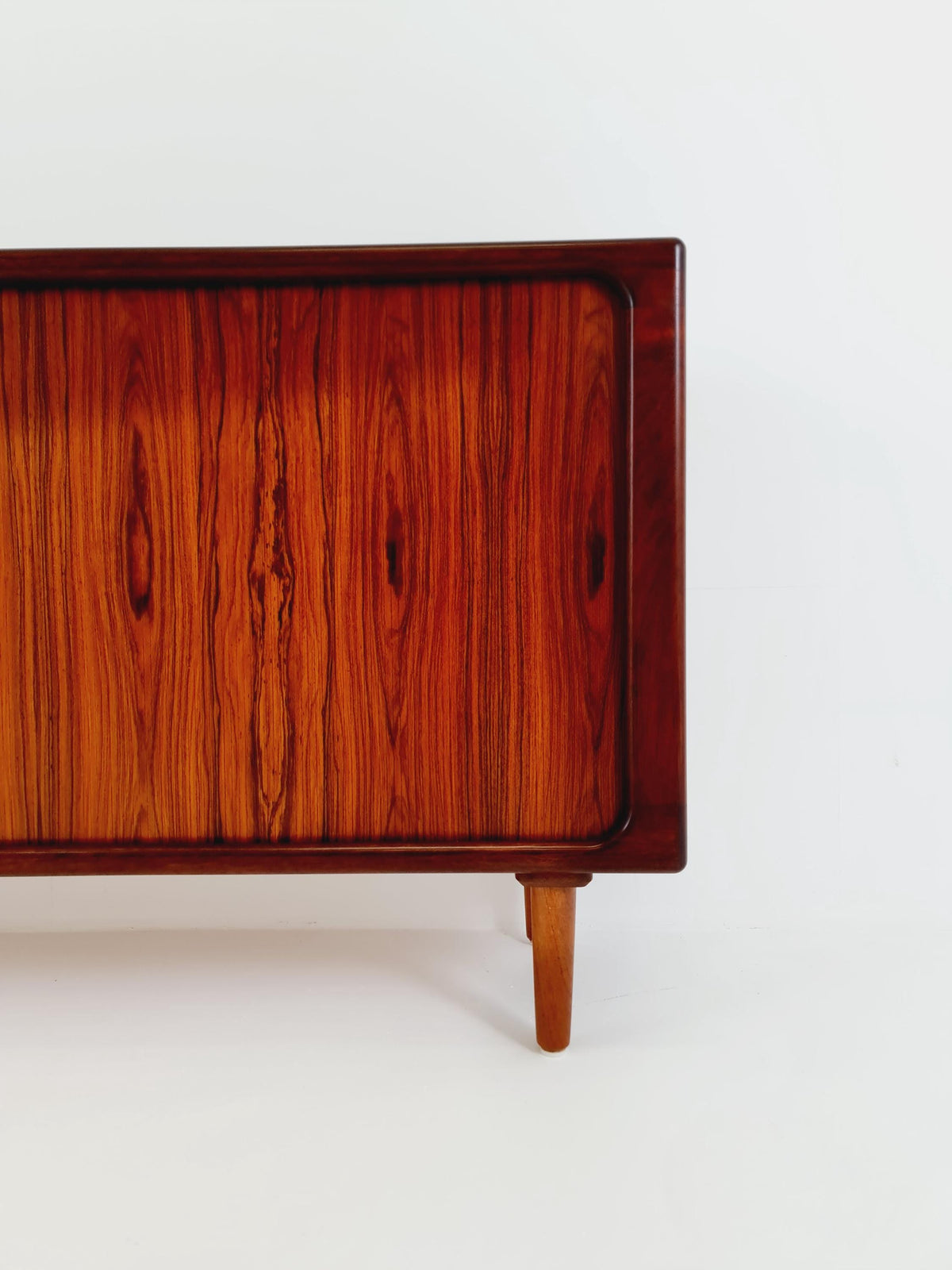 MidCentury Danish Rosewood Tambour Doors Sideboard by Dyrlund ,1960s