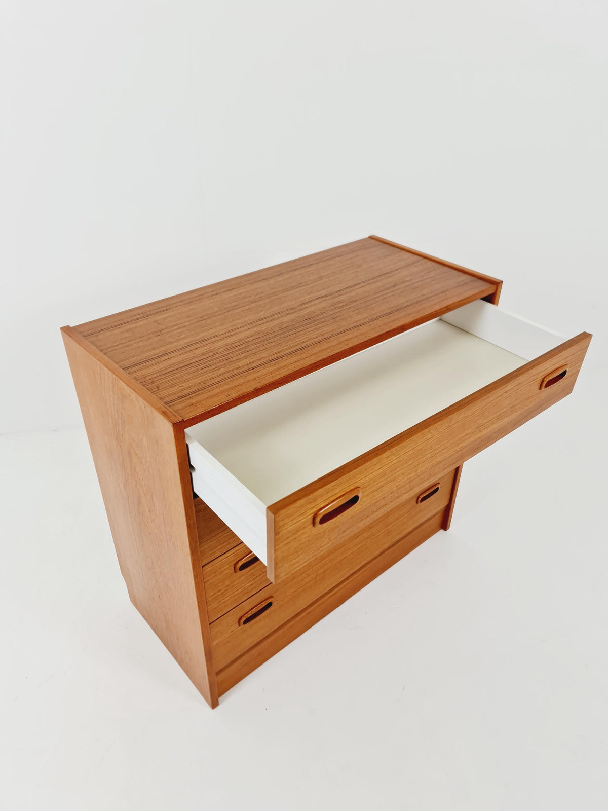 Mid century Teak Danish hallway cabinet, § shoes drawer , 1960s