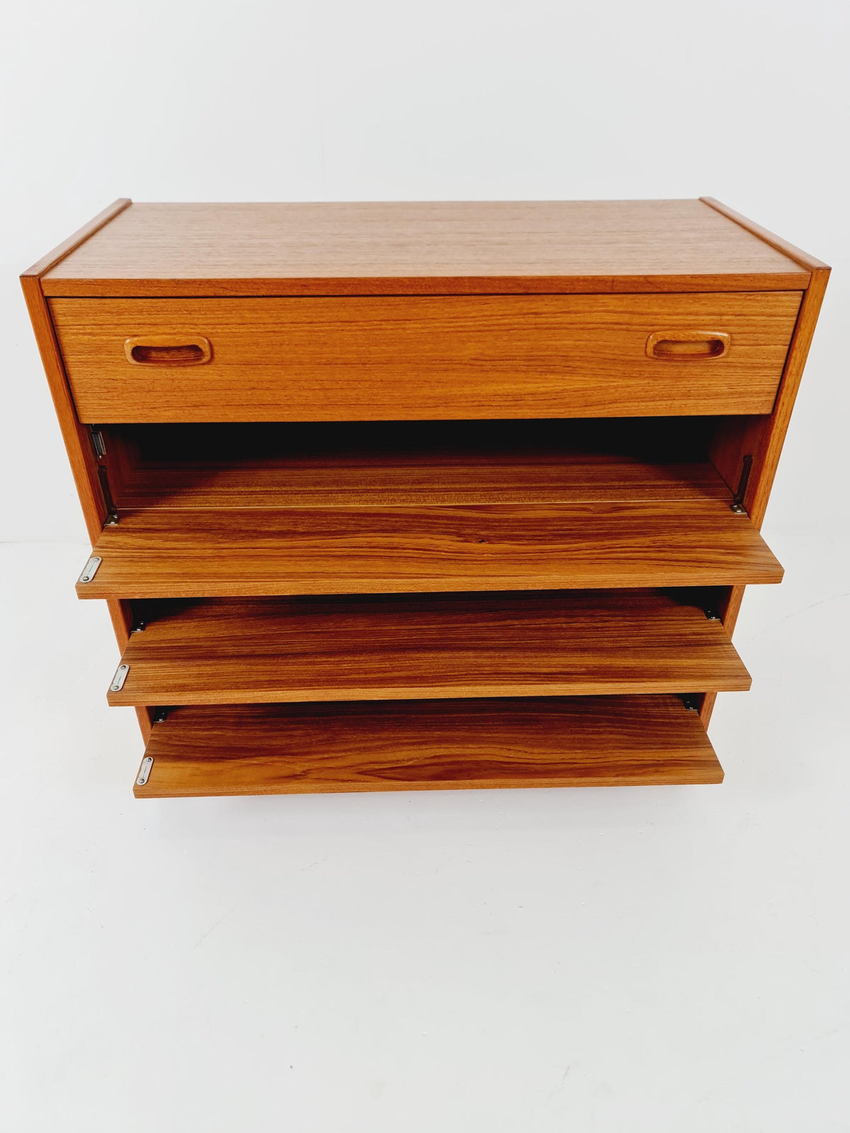 Mid century Teak Danish hallway cabinet, § shoes drawer , 1960s