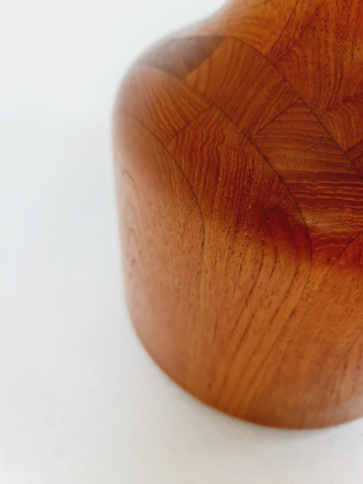 Mid century solid teak table lamp by Kirk copenhagen , 1960s