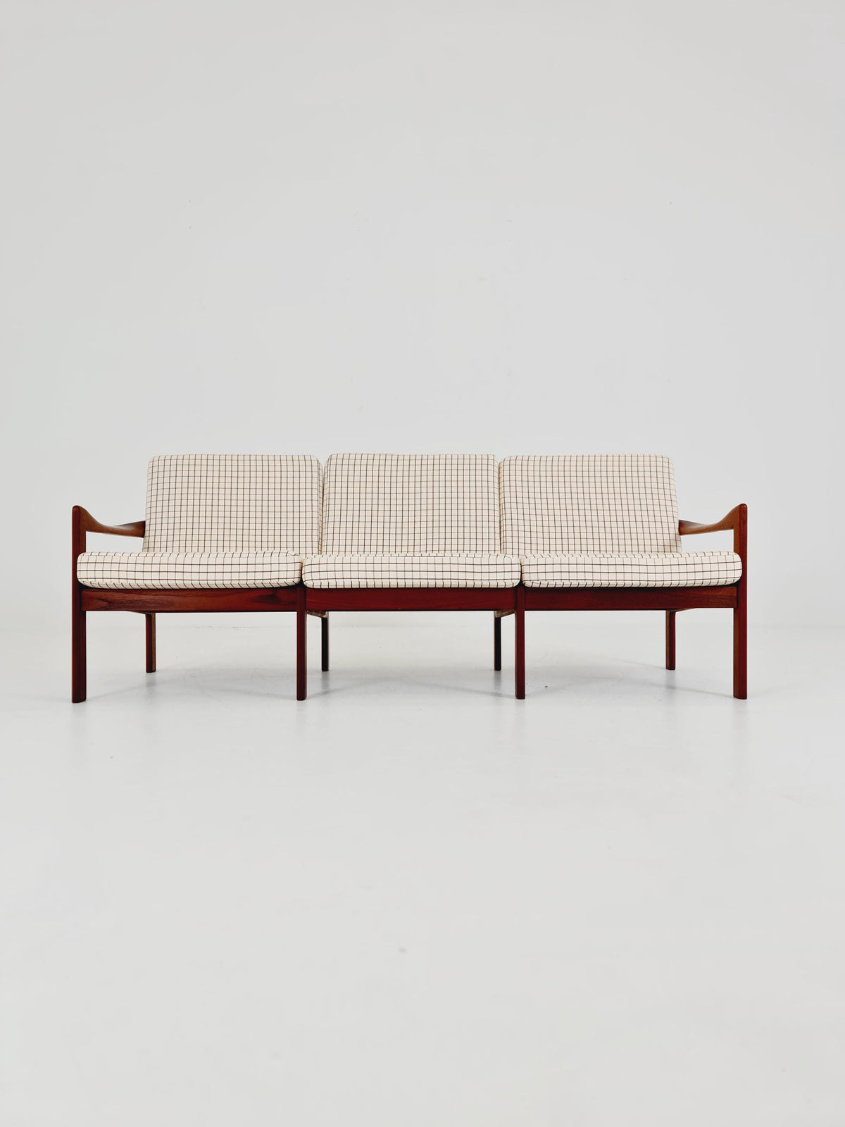 Mid century Sofa by Illum Wikkeslo Eilersen in solid teak, 1960s,
