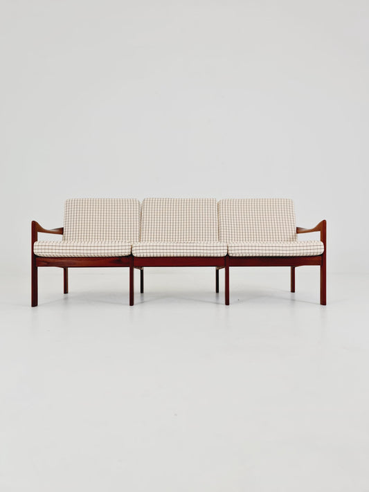 Mid century Sofa by Illum Wikkeslo Eilersen in solid teak, 1960s,