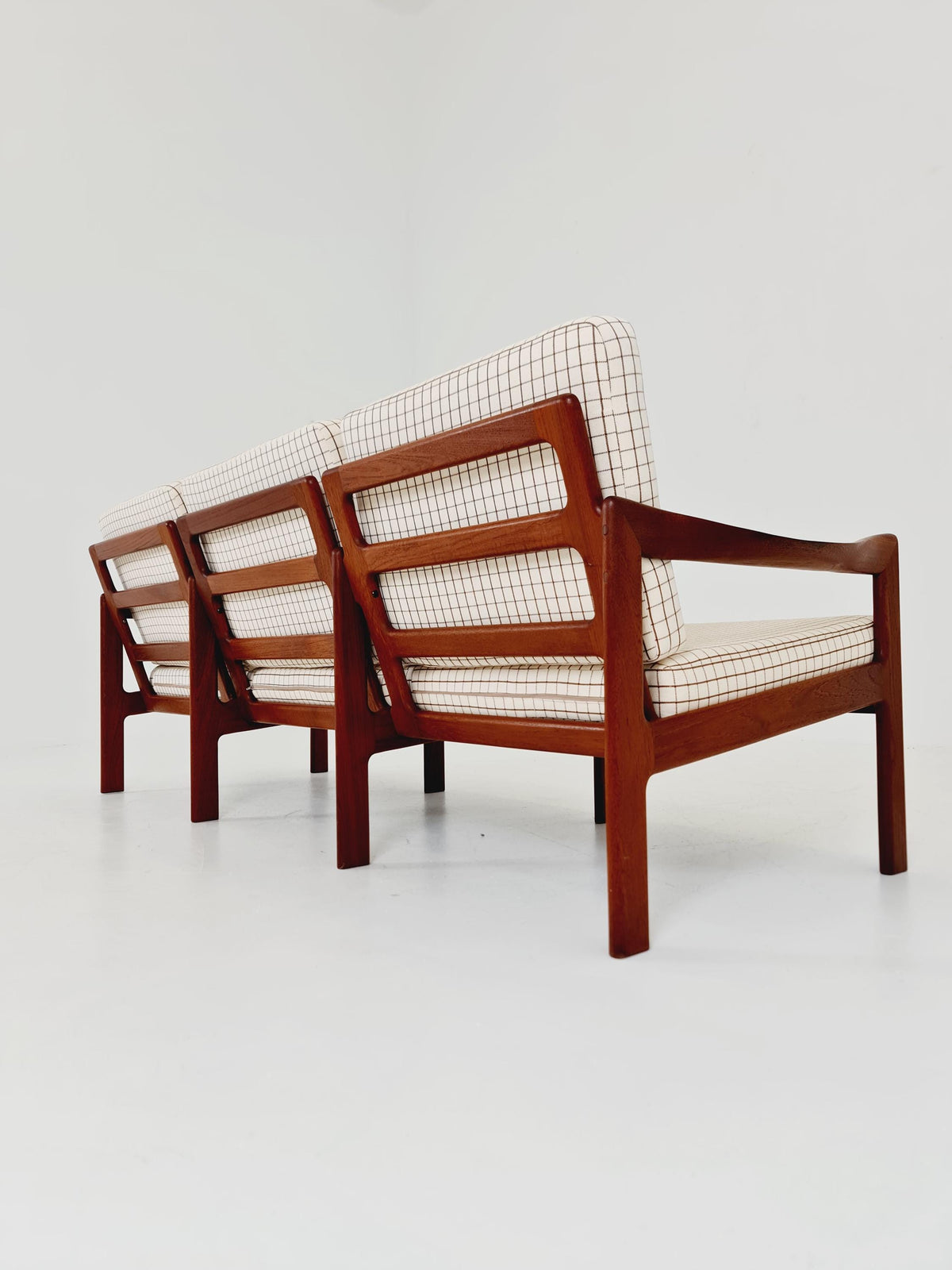 Mid century Sofa by Illum Wikkeslo Eilersen in solid teak, 1960s,
