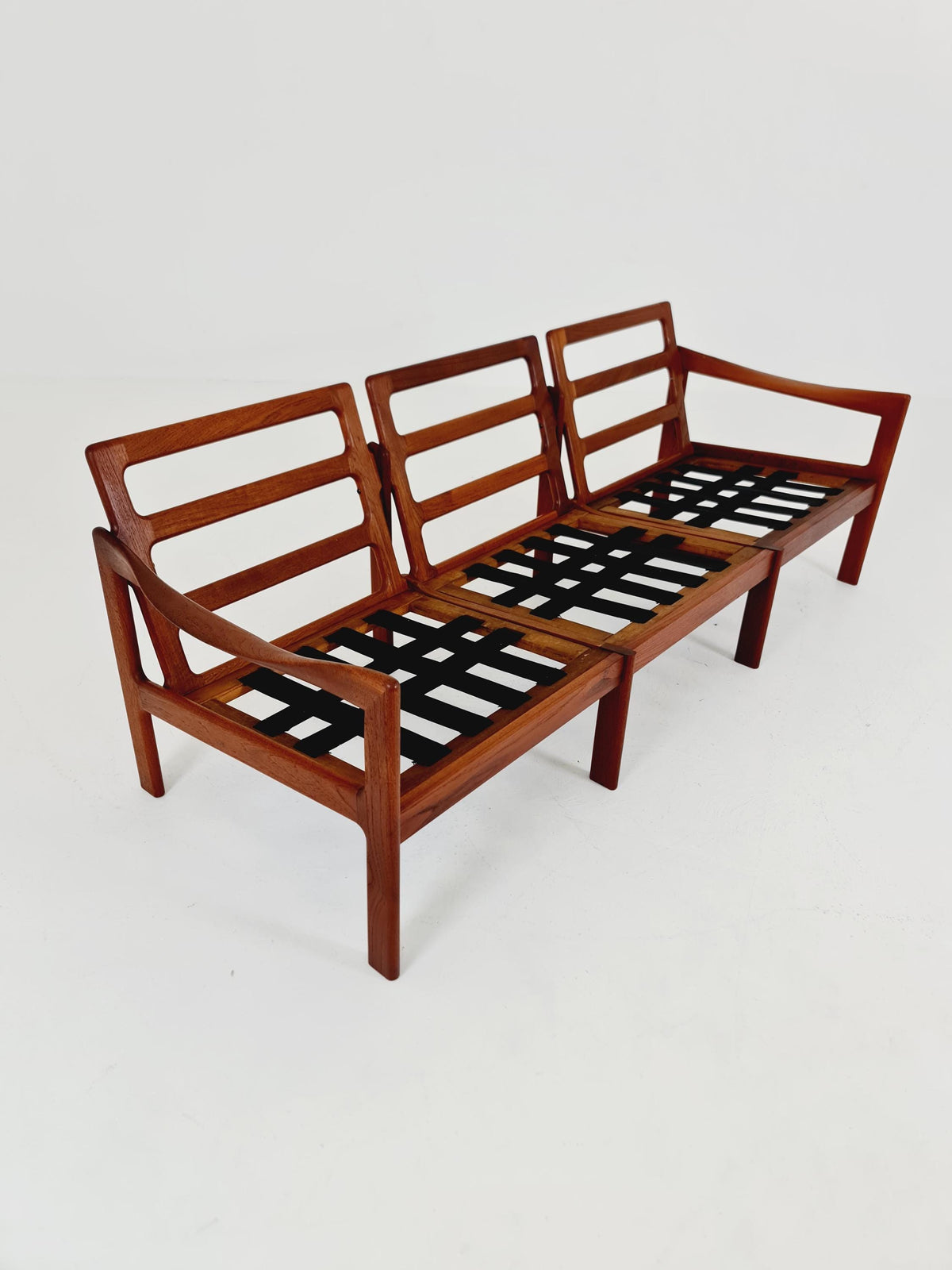Mid century Sofa by Illum Wikkeslo Eilersen in solid teak, 1960s,