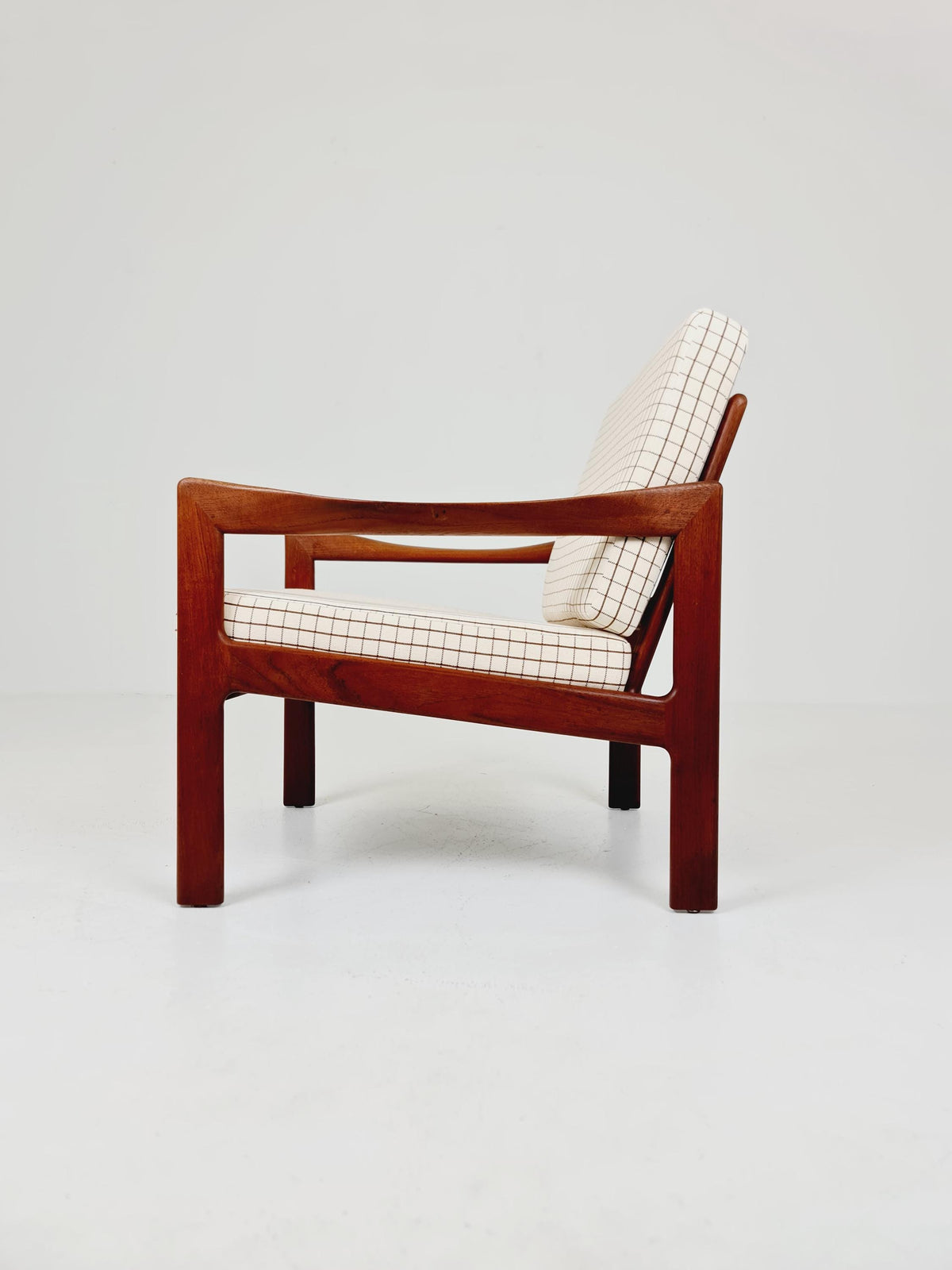 Mid century Sofa Lounge chair by Illum Wikkeslo Eilersen in solid teak, 1960s,