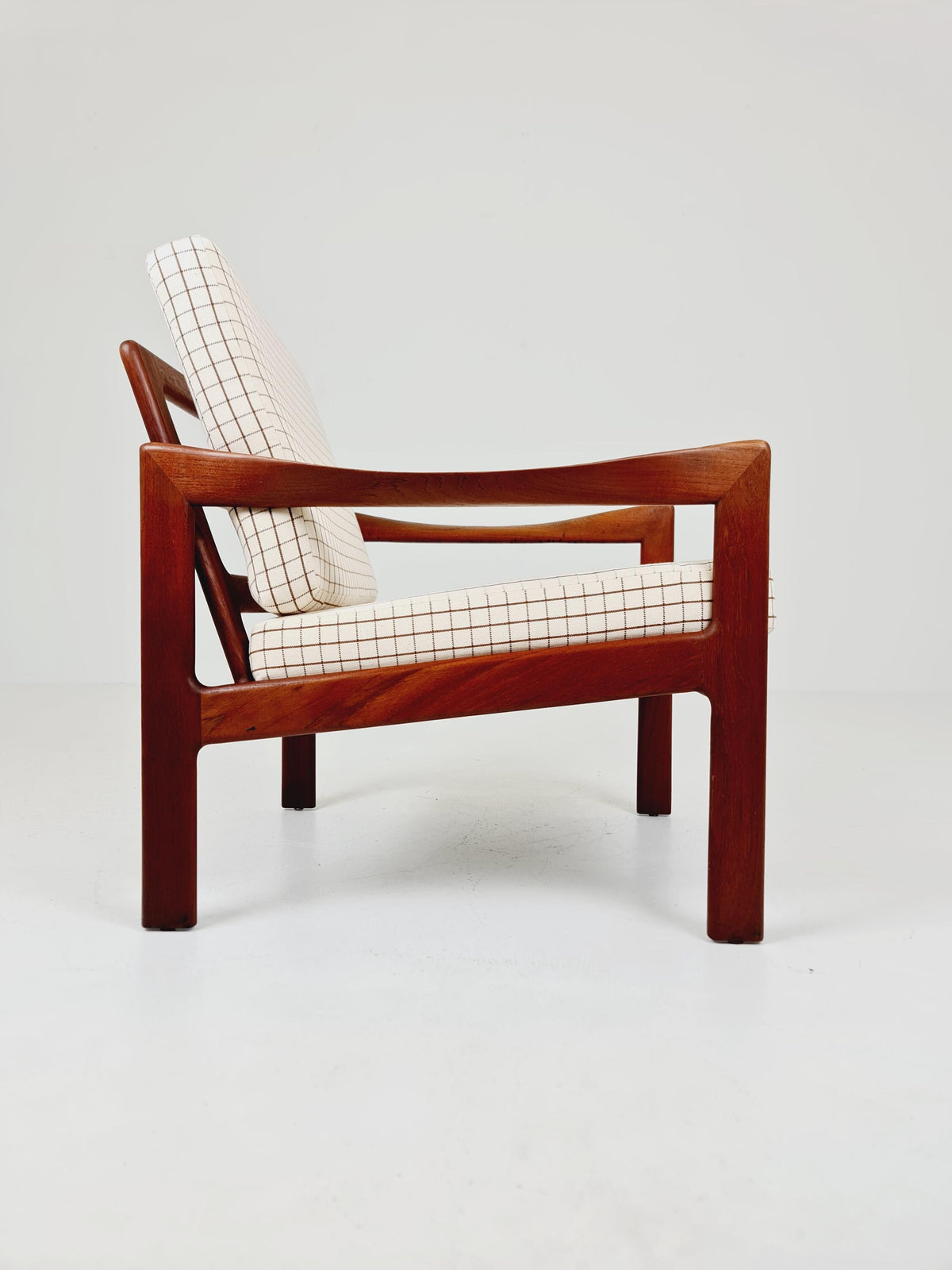 Mid century Sofa Lounge chair by Illum Wikkeslo Eilersen in solid teak, 1960s,